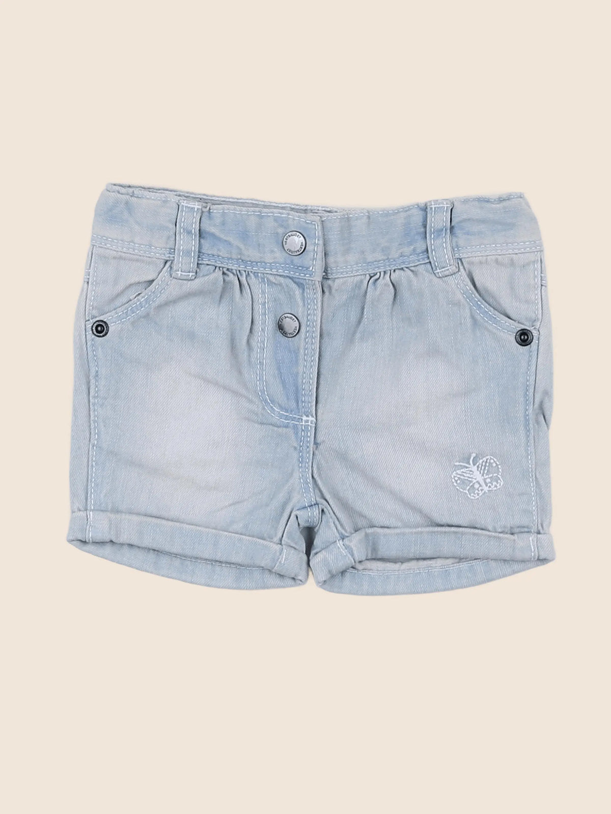 Vertbaudet - short bleu - 3 mois
