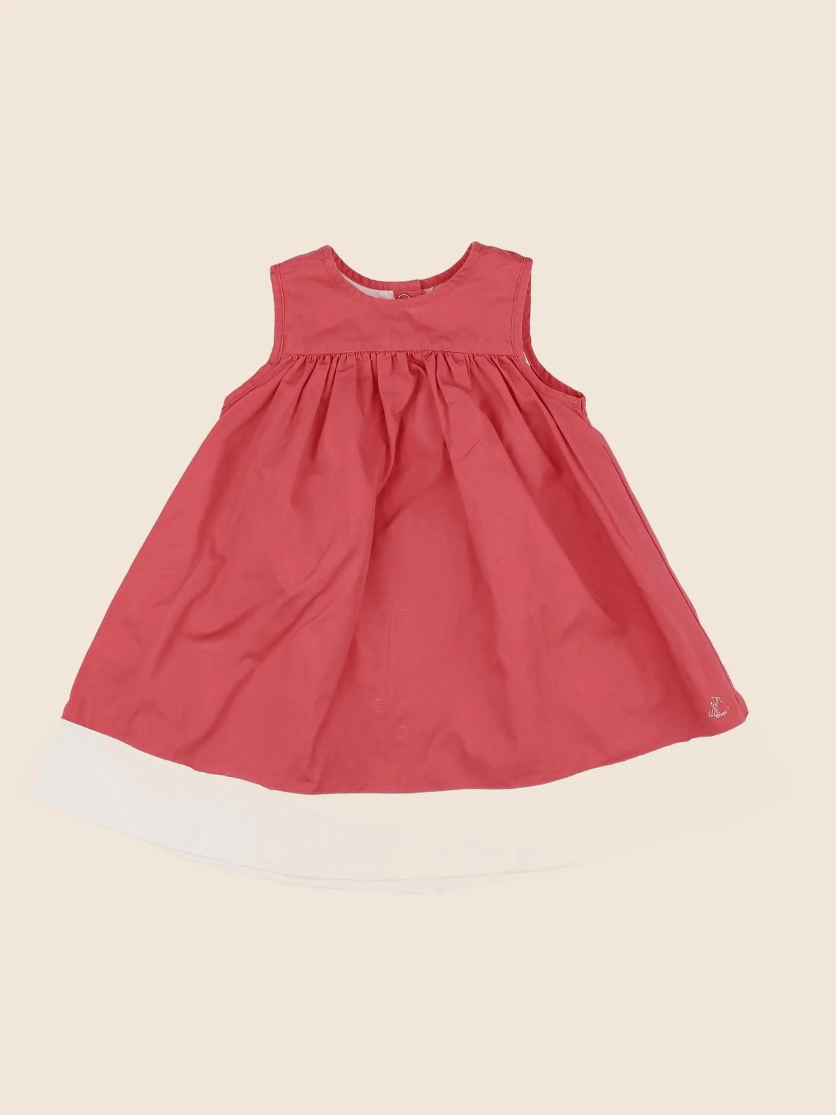 Petit Bateau - robe rose - 12 mois