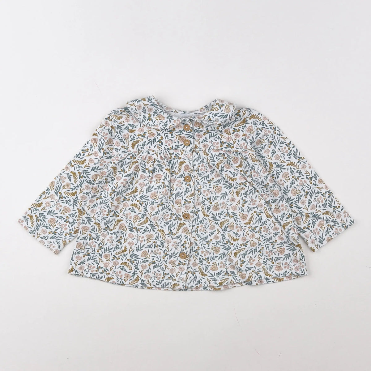 Vertbaudet - blouse multicolore - 12 mois