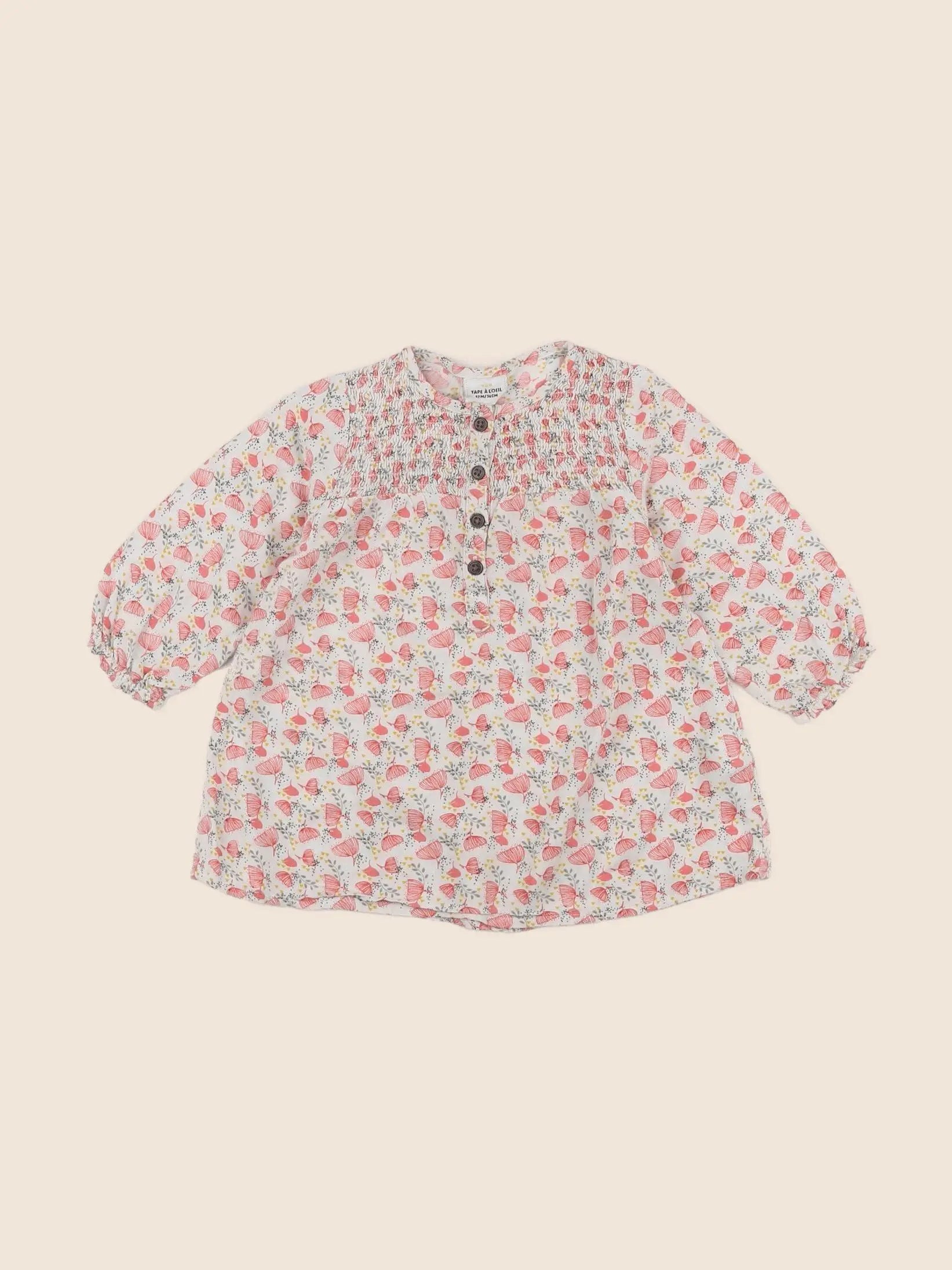 Tape à l'oeil - robe multicolore - 12 mois