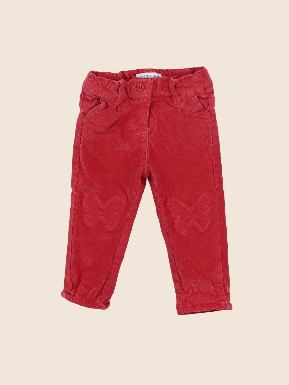 Vertbaudet - pantalon rose - 3 mois