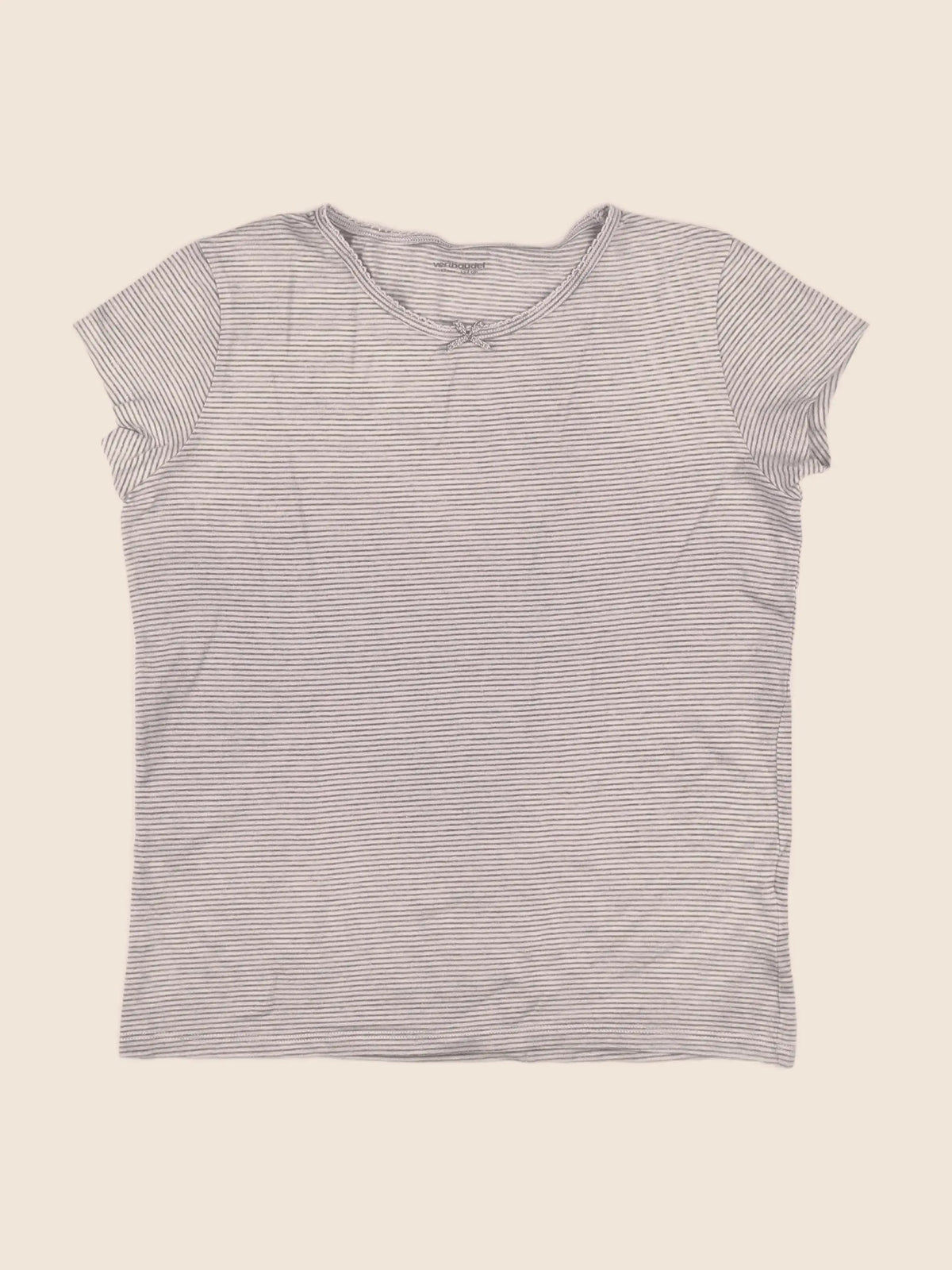 Vertbaudet - maillot de corps gris, rose - 12 ans