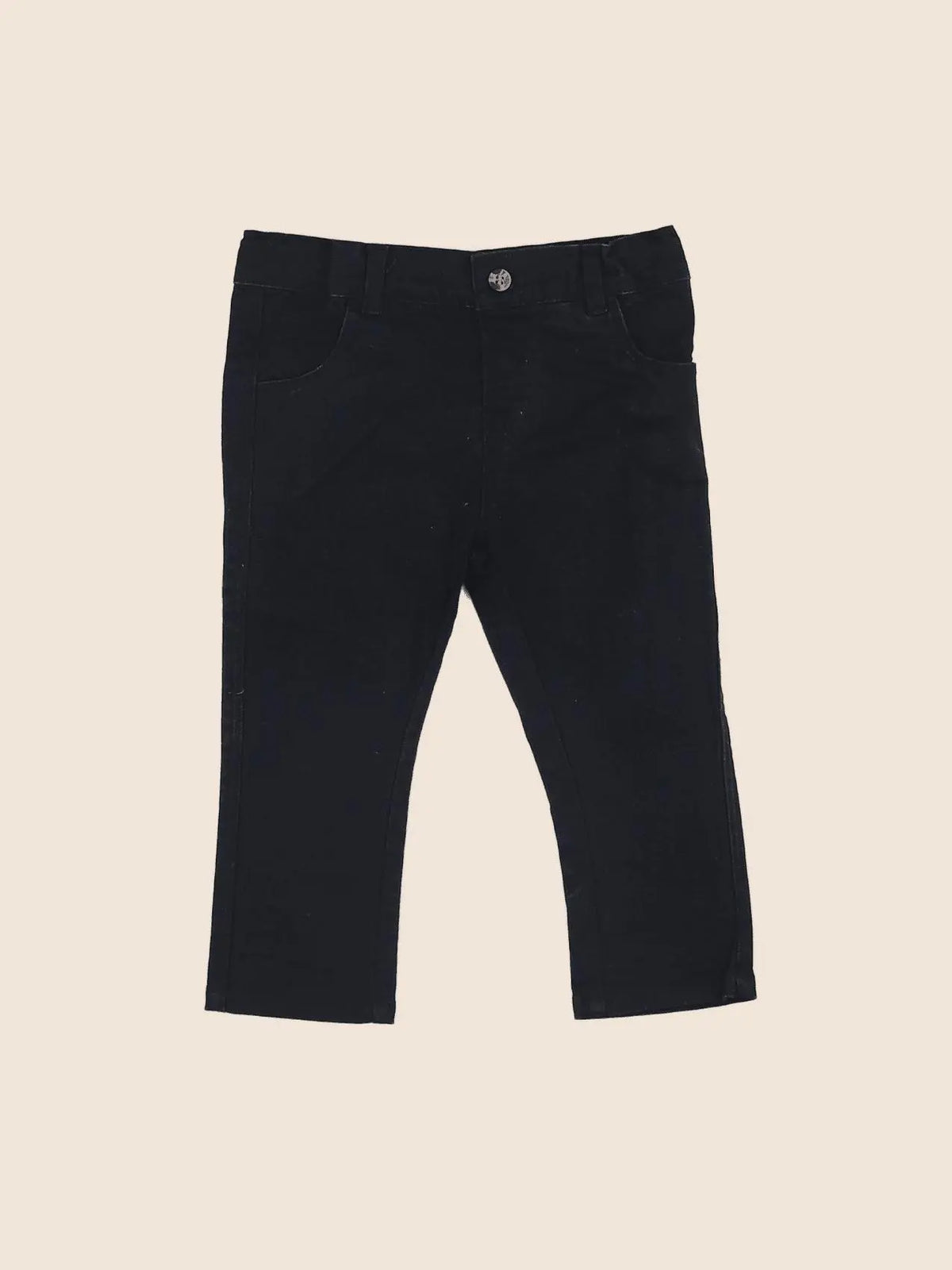 Vertbaudet - pantalon noir - 9 mois