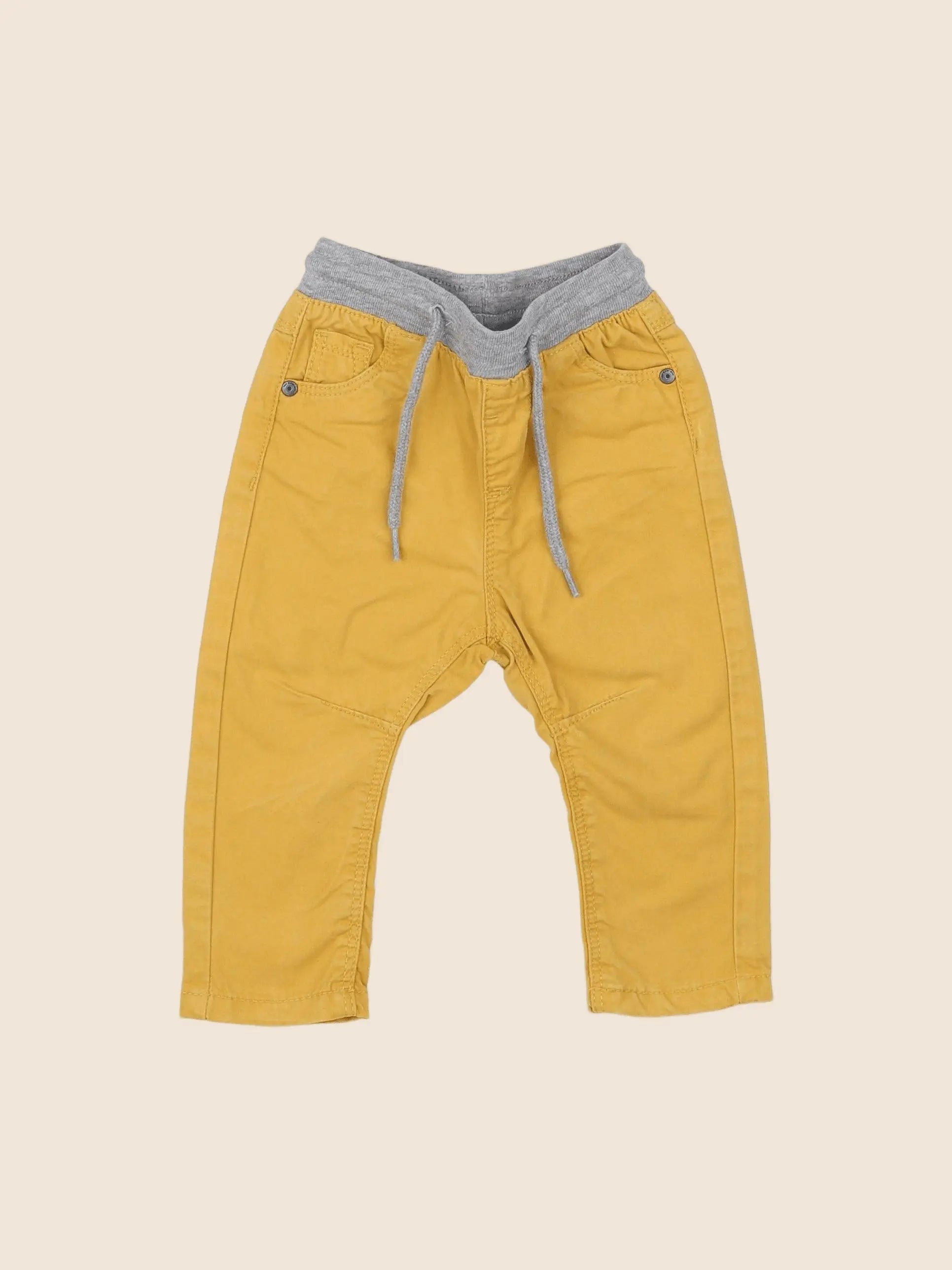 Tape à l'oeil - pantalon jaune - 9 mois