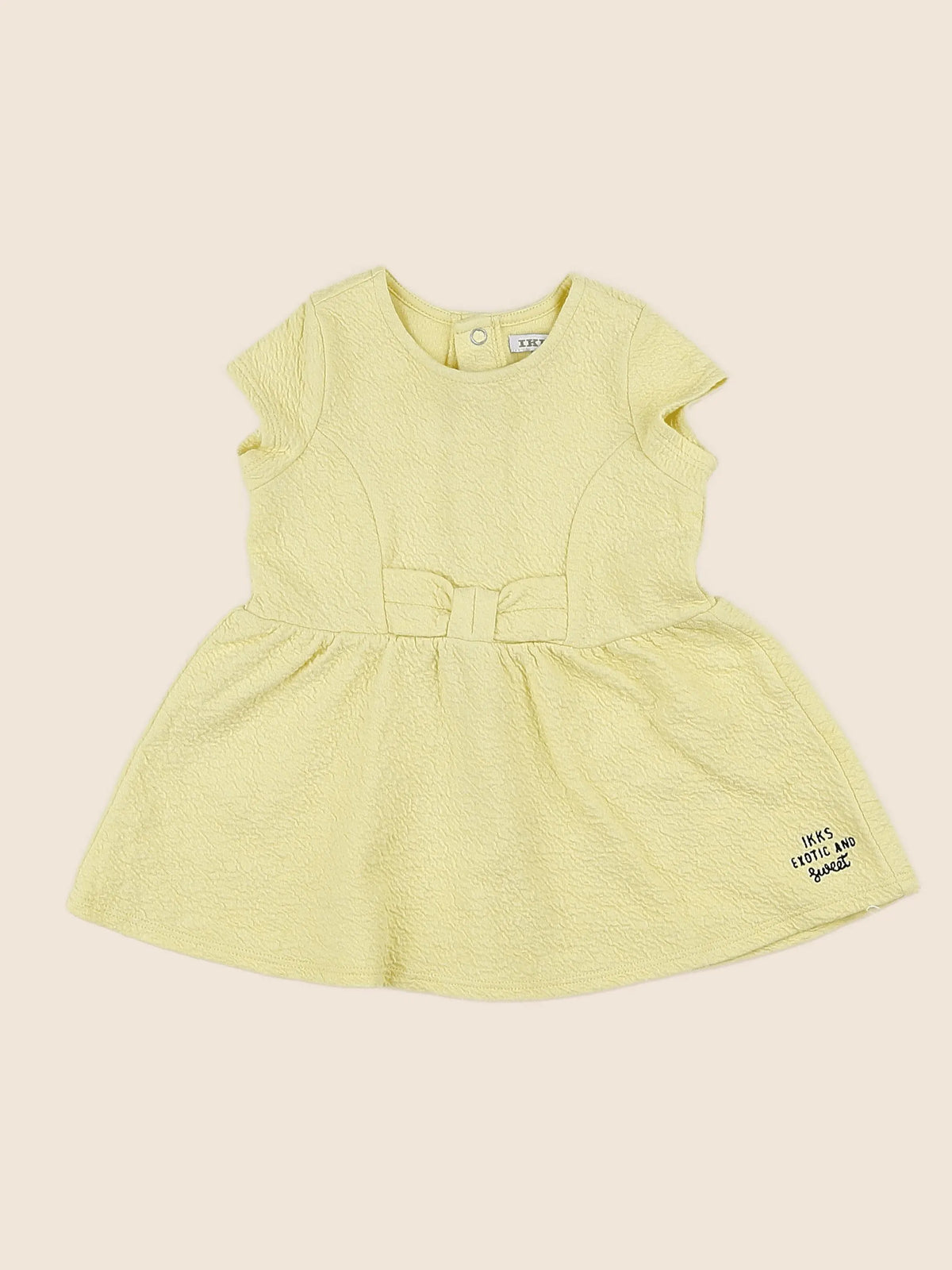 IKKS - robe jaune - 6 mois