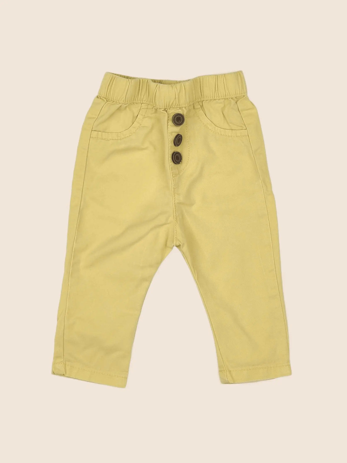 Tape à l'oeil - pantalon jaune - 6 mois