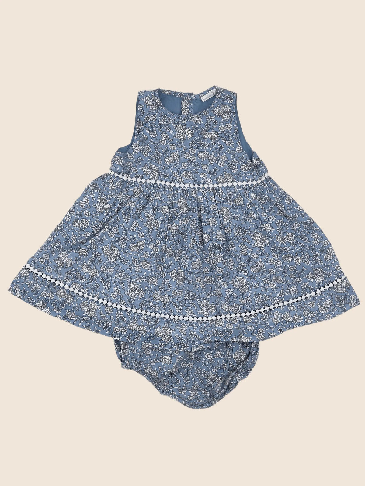 Boutchou - robe bleu - 12 mois