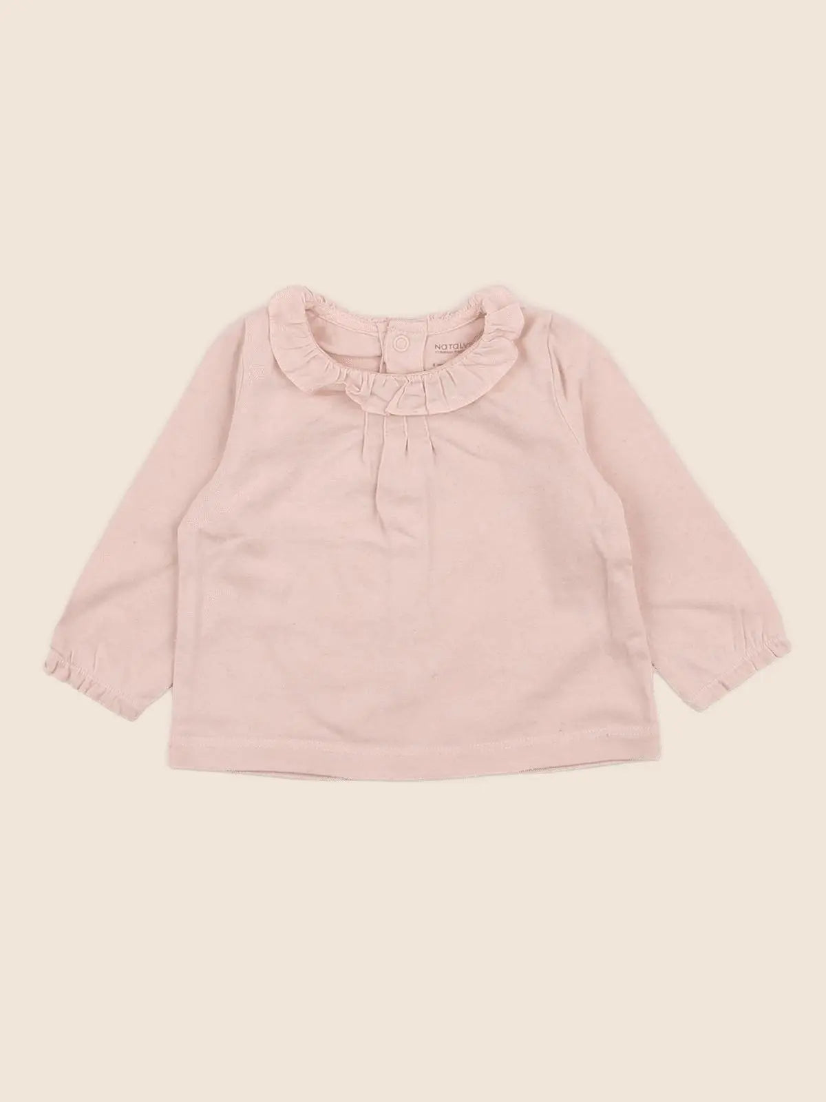 Natalys - tee-shirt rose - 6 mois