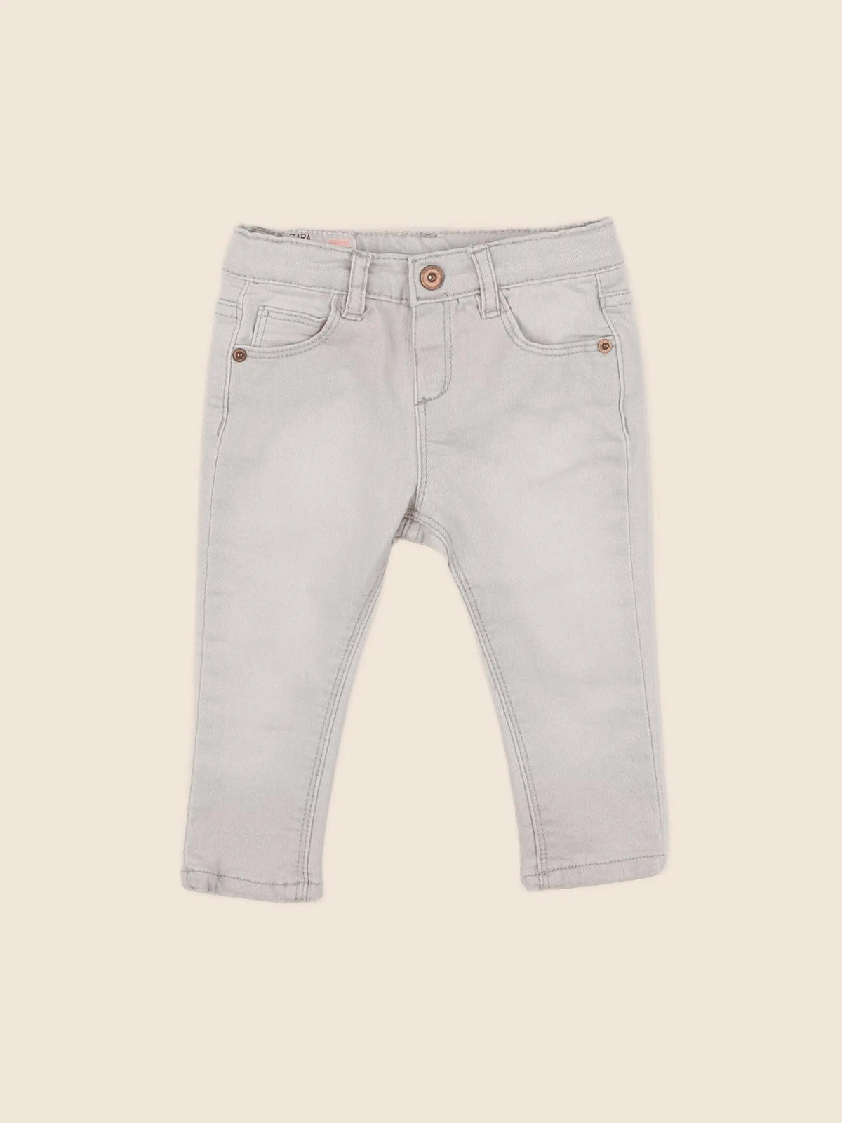 Zara - jean gris - 6/9 mois
