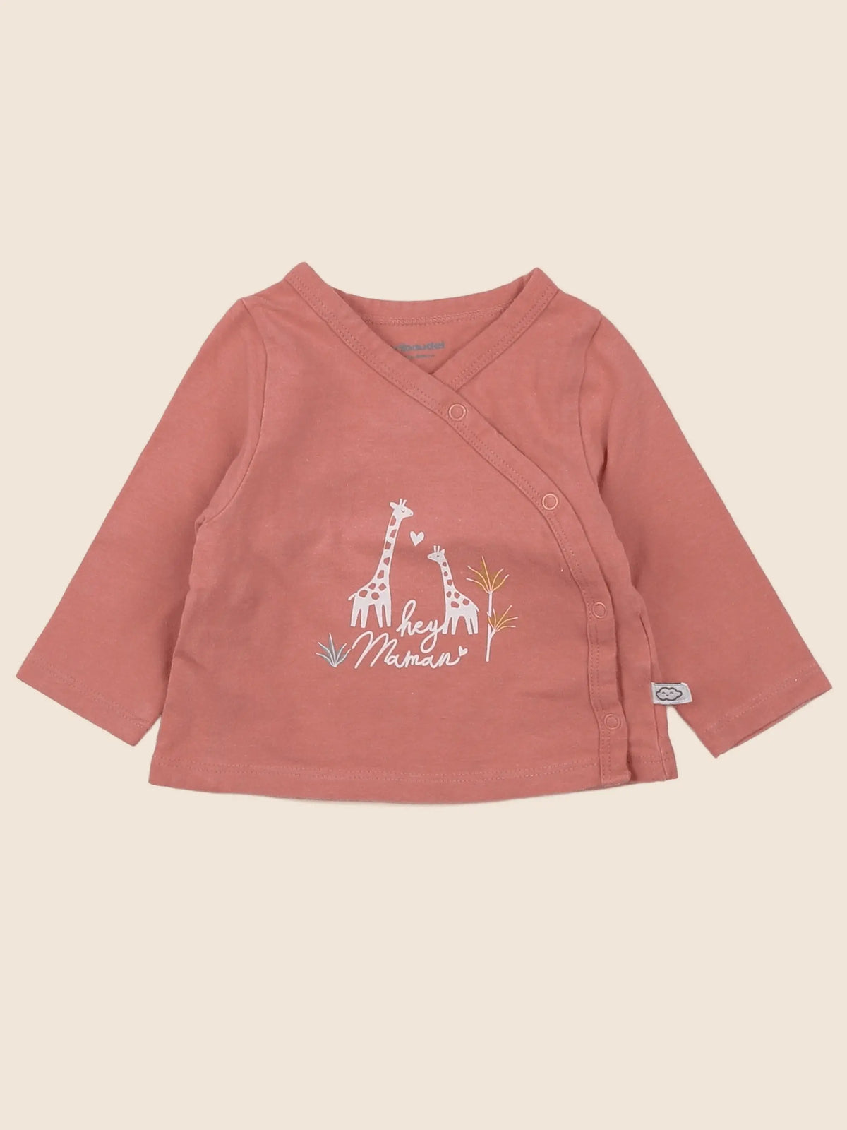 Vertbaudet - tee-shirt rose - 3 mois
