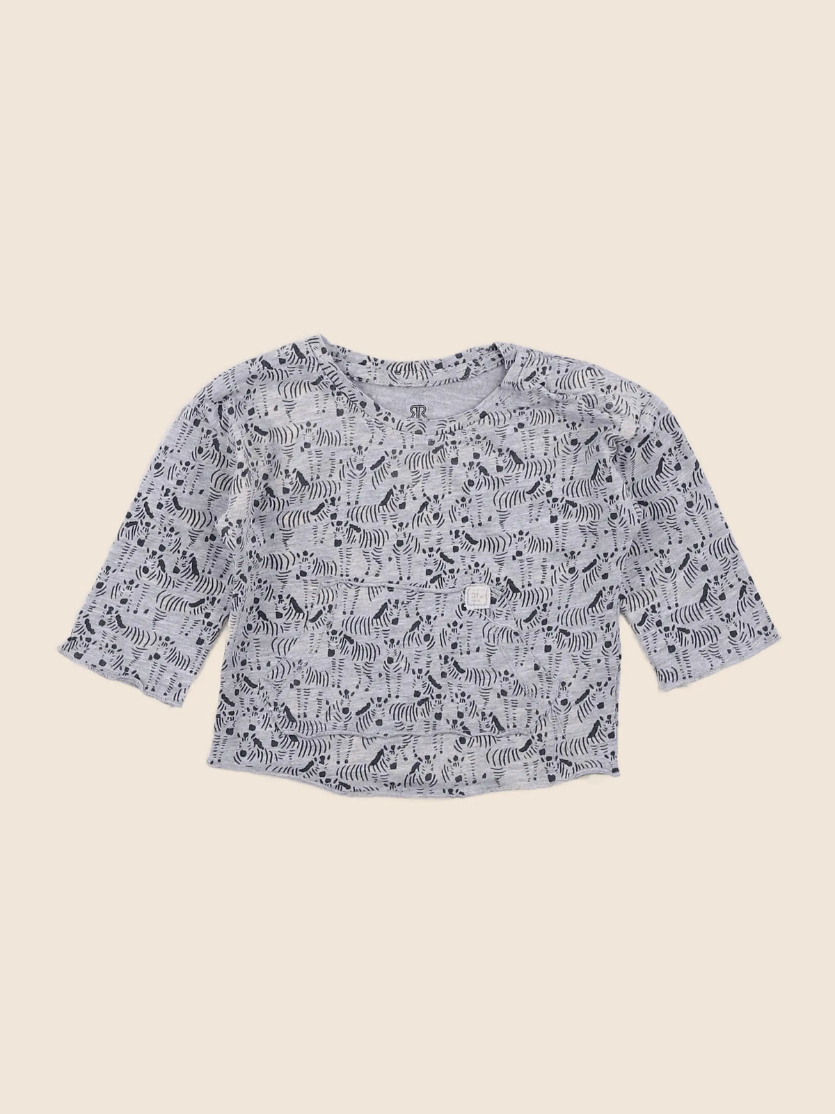 La Redoute - tee-shirt gris - 3 mois