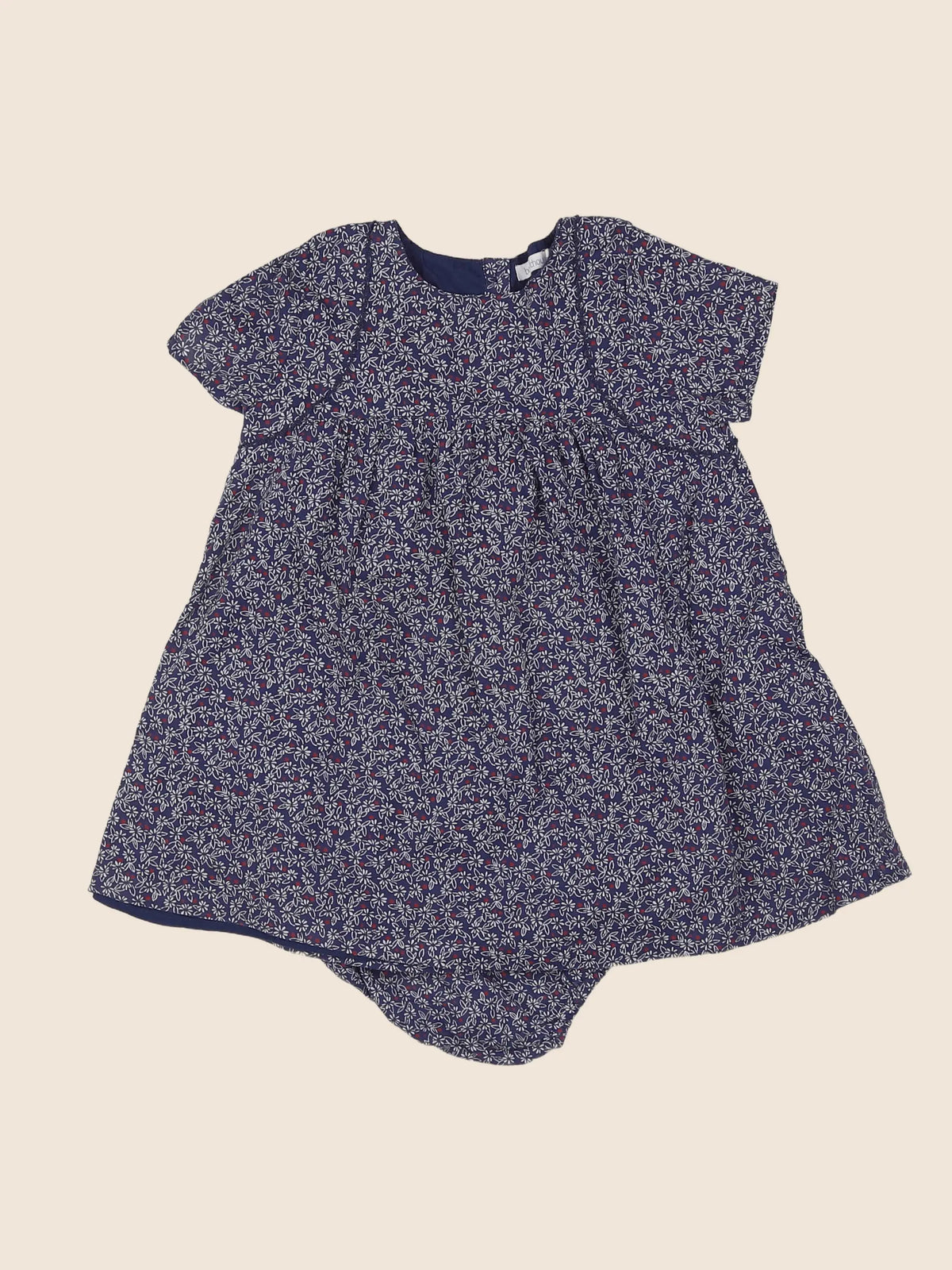 Boutchou - robe bleu - 12 mois
