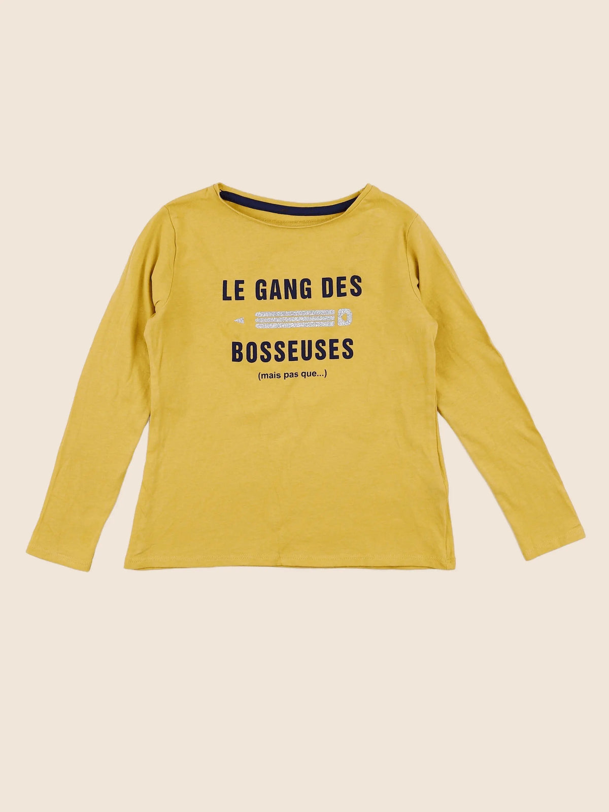 Vertbaudet - tee-shirt jaune - 5 ans