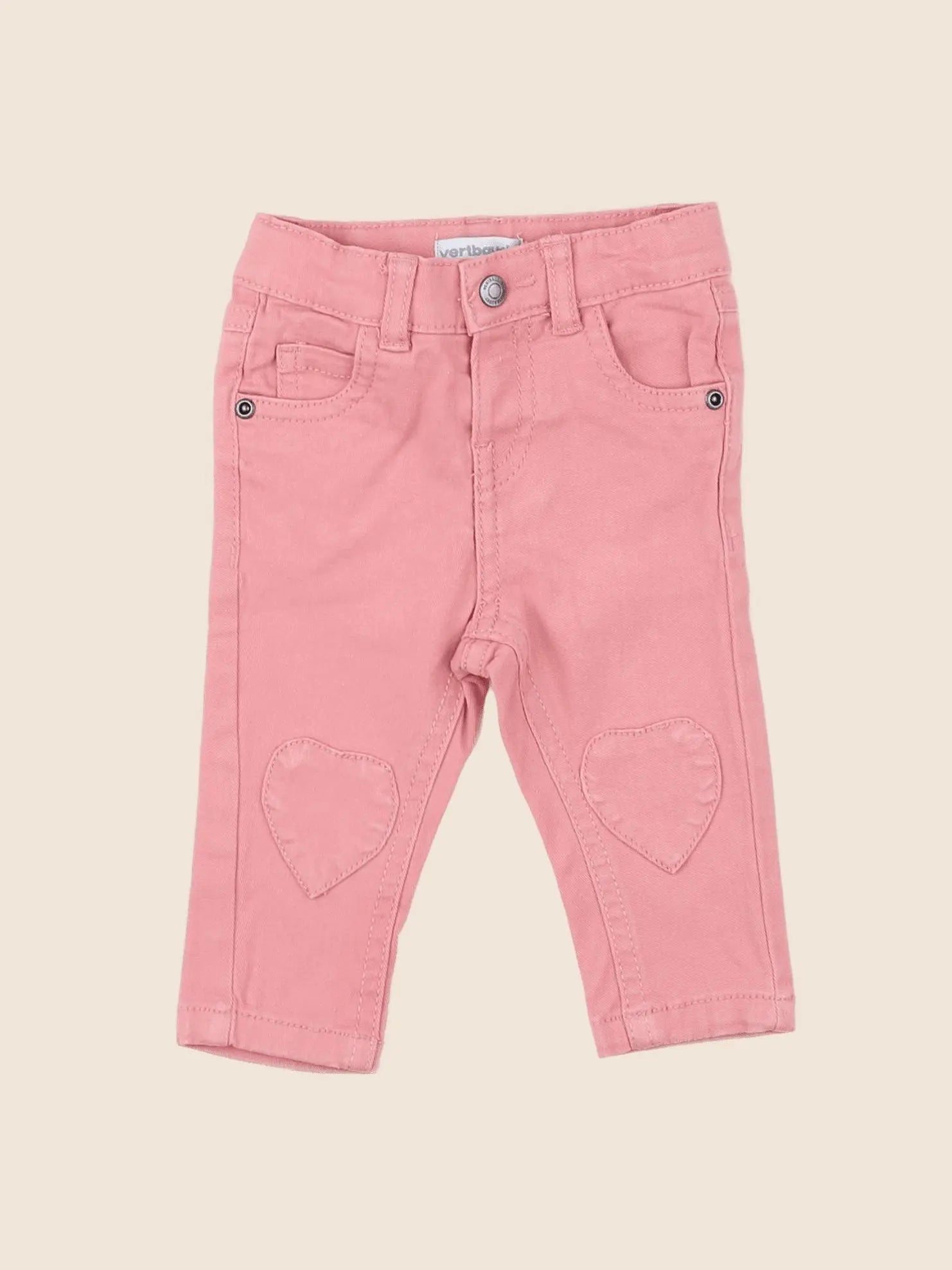 Vertbaudet - pantalon rose - 3 mois