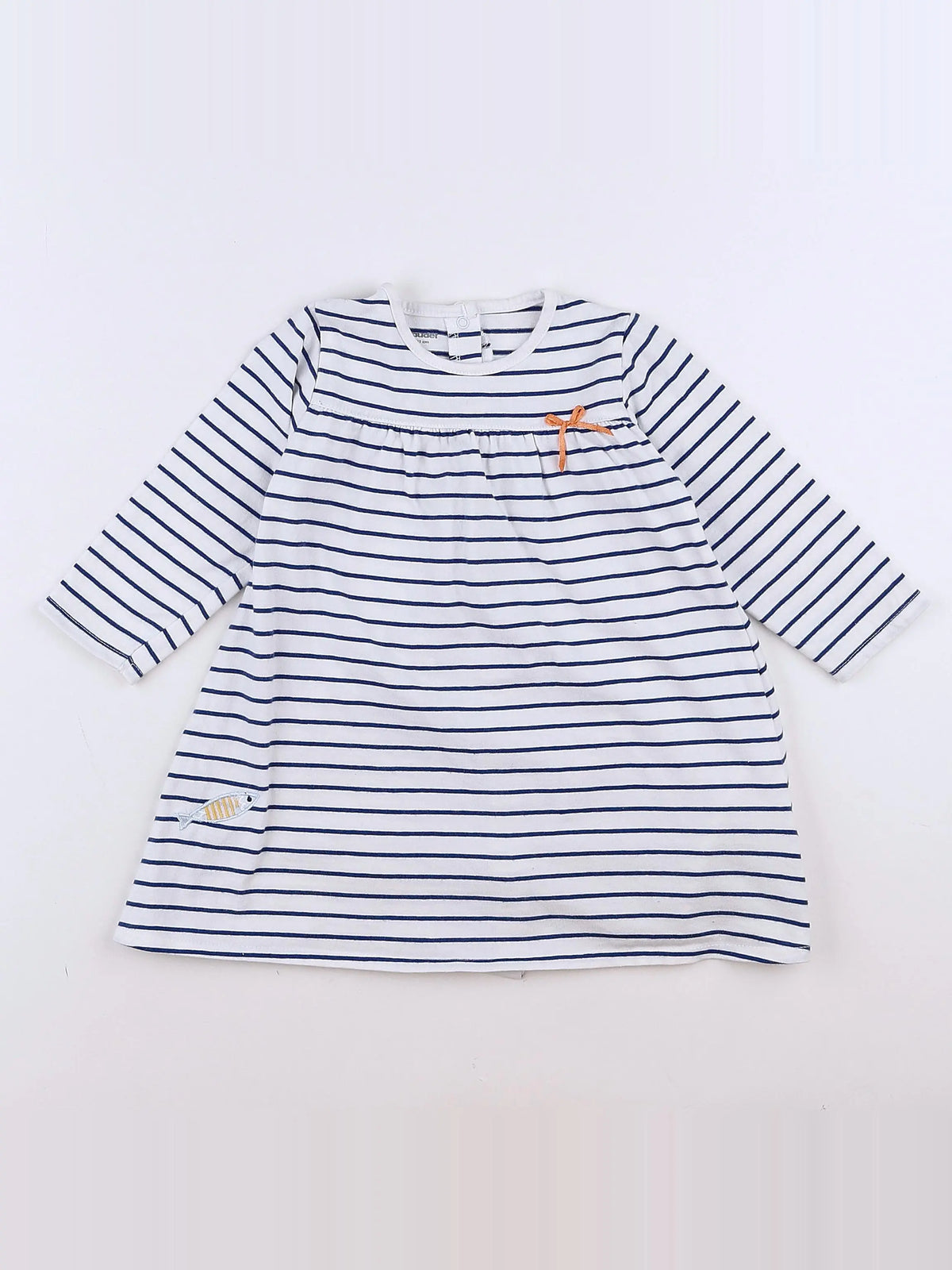 Vertbaudet - robe blanc - 18 mois