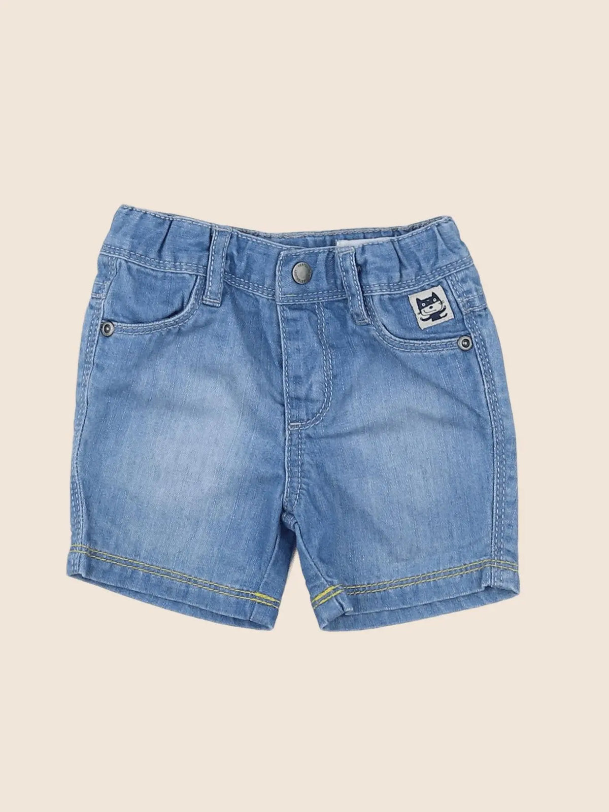 Vertbaudet - short bleu - 6 mois