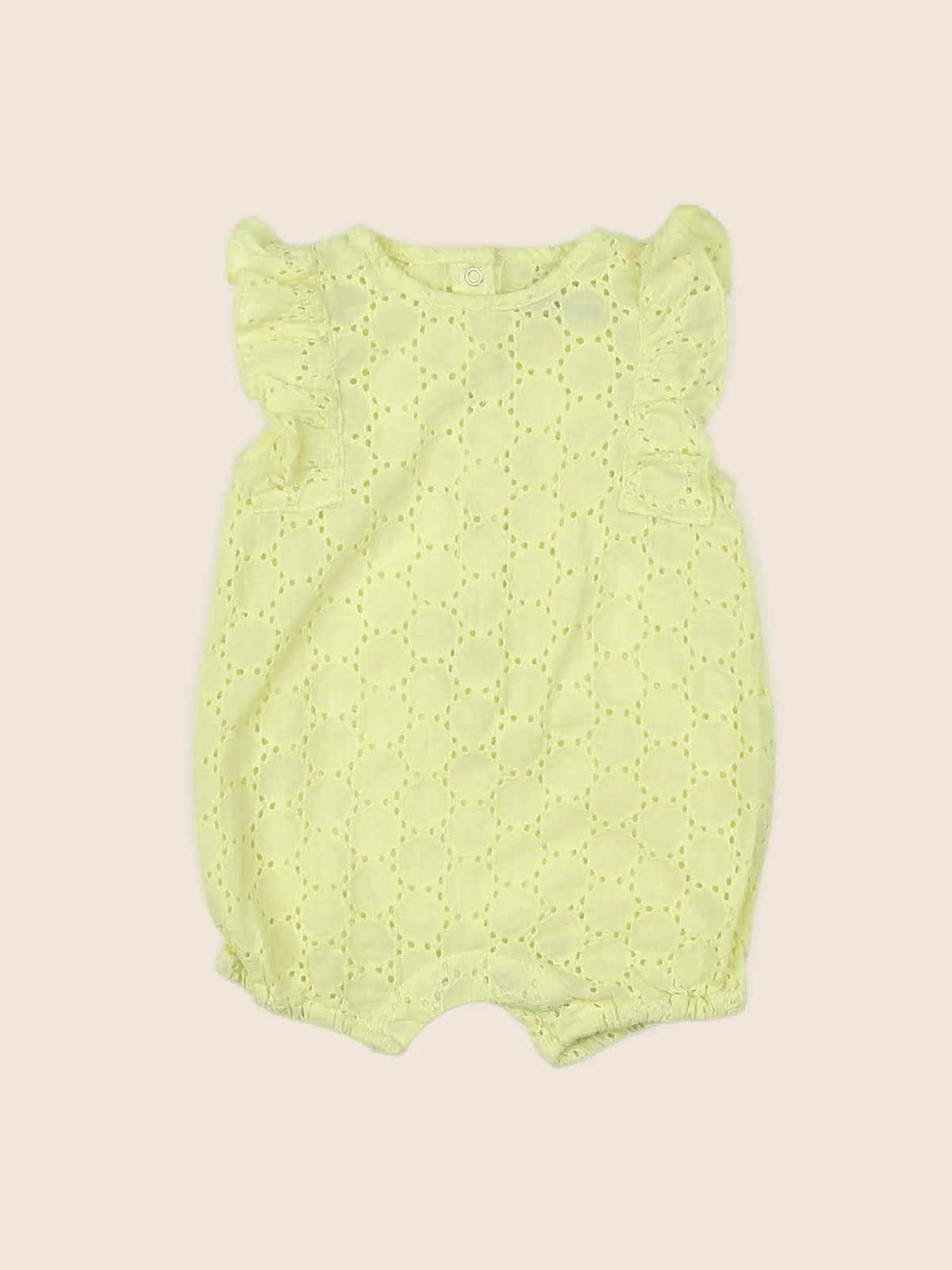 Vertbaudet - combinaison jaune - 3 mois