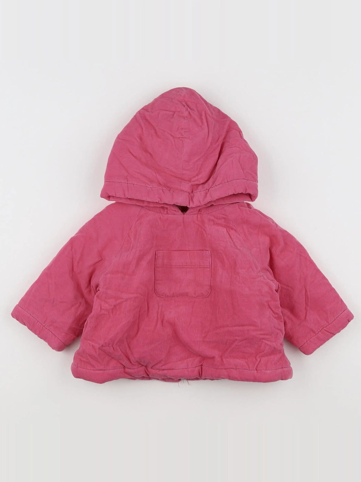 Boutchou - burnou rose - 3 mois