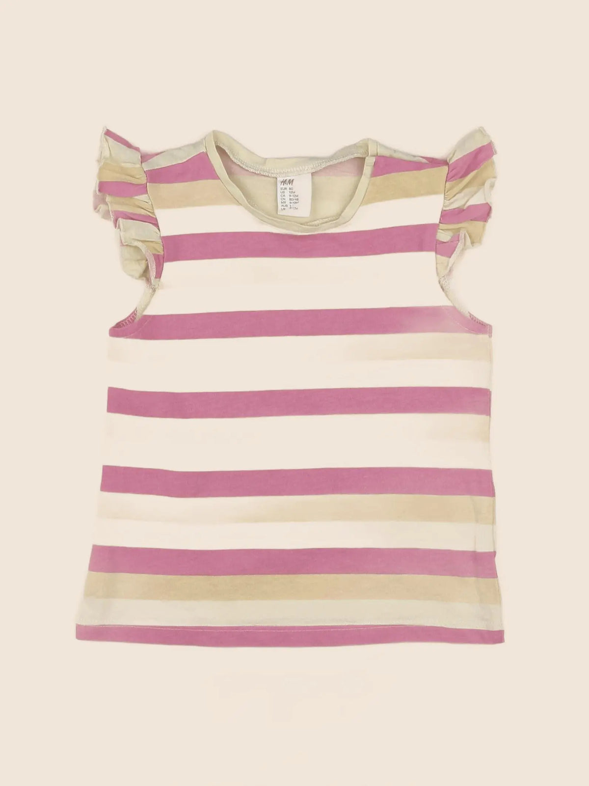 H&M - tee-shirt multicolore - 9/12 mois