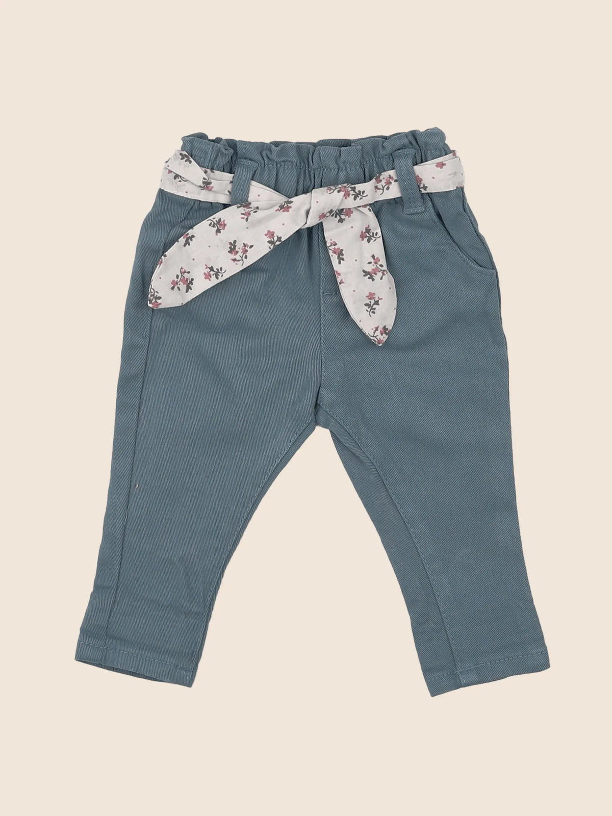 Vertbaudet - pantalon bleu - 3 mois
