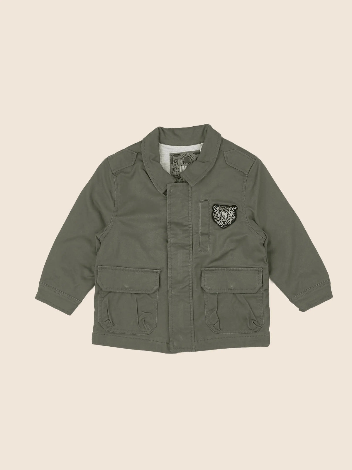 IKKS - veste imprimé au dos vert - 12 mois