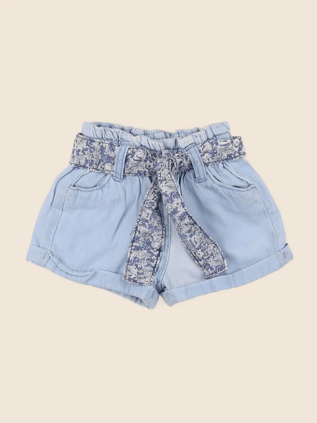 Tape à l'oeil - short bleu - 3 mois