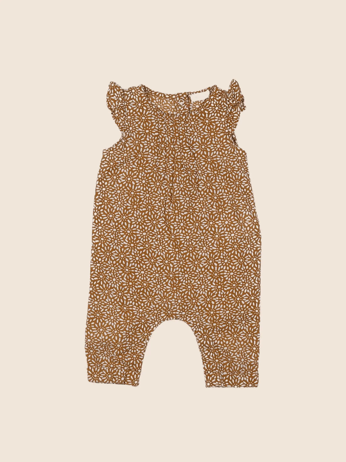 Vertbaudet - combinaison marron - 3 mois