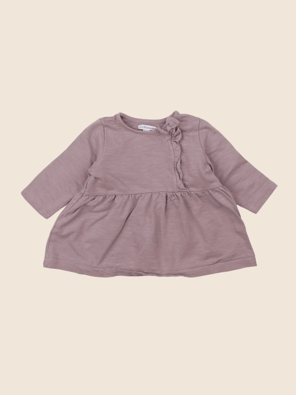 Vertbaudet - robe violet - 9 mois