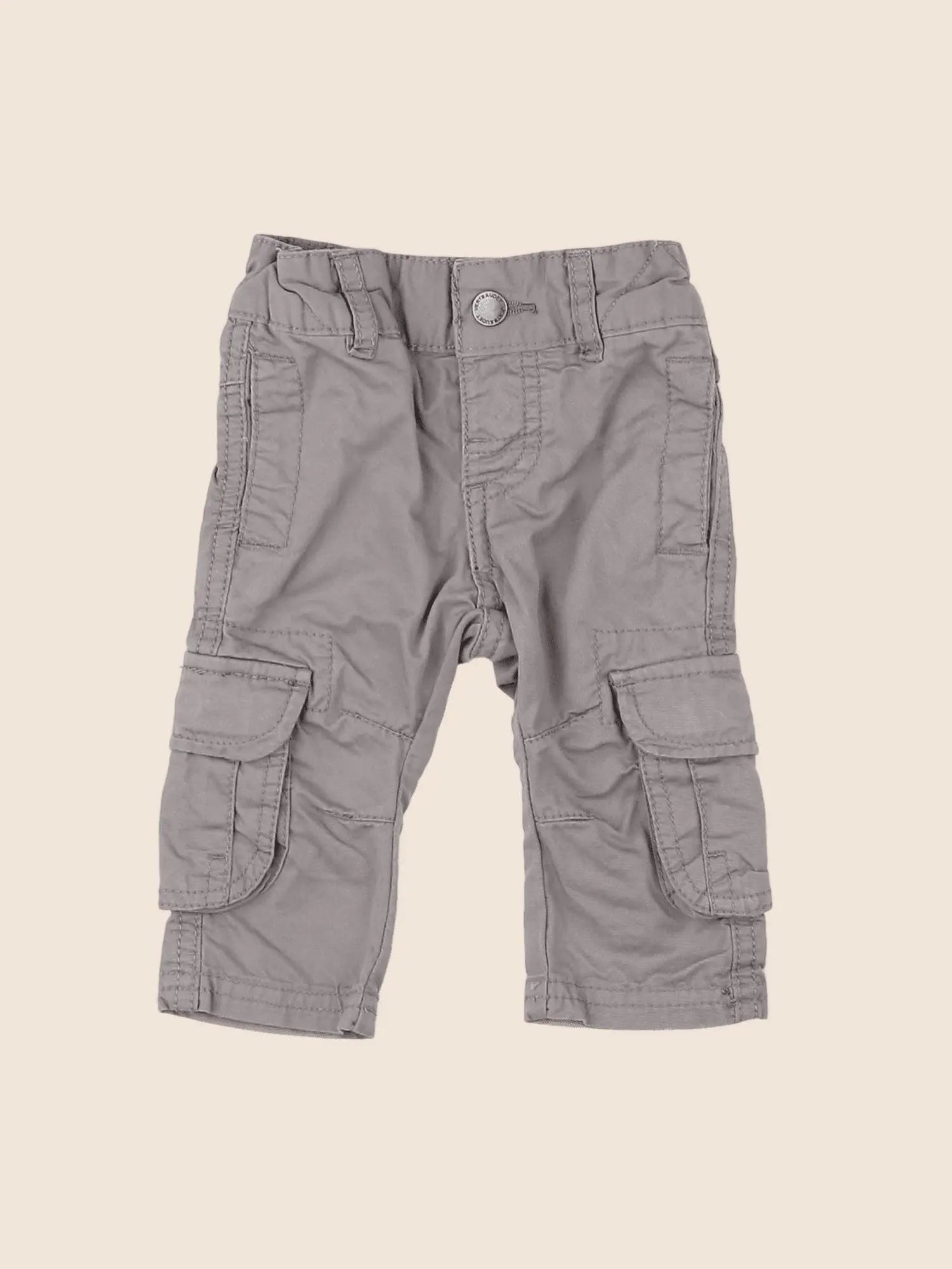 Vertbaudet - pantalon gris - 3 mois