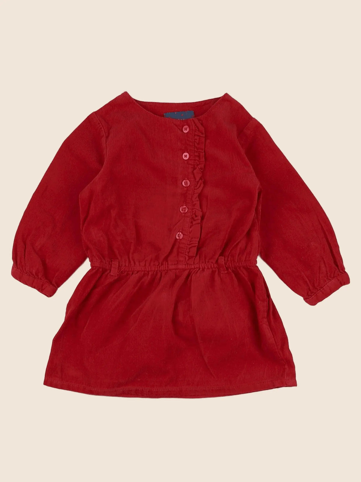 Tape à l'oeil - robe rouge - 12 mois