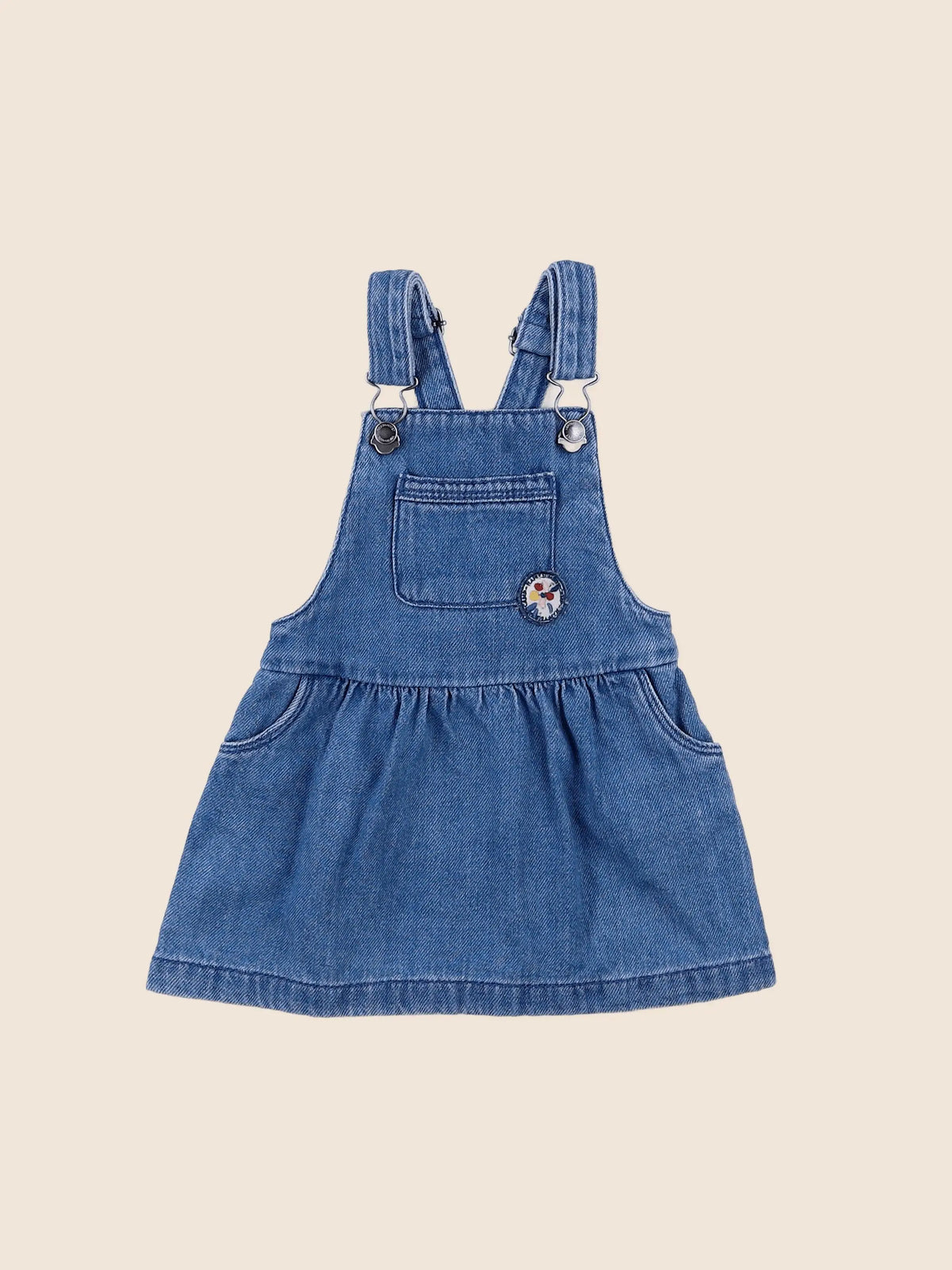 Vertbaudet - robe bleu - 12 mois