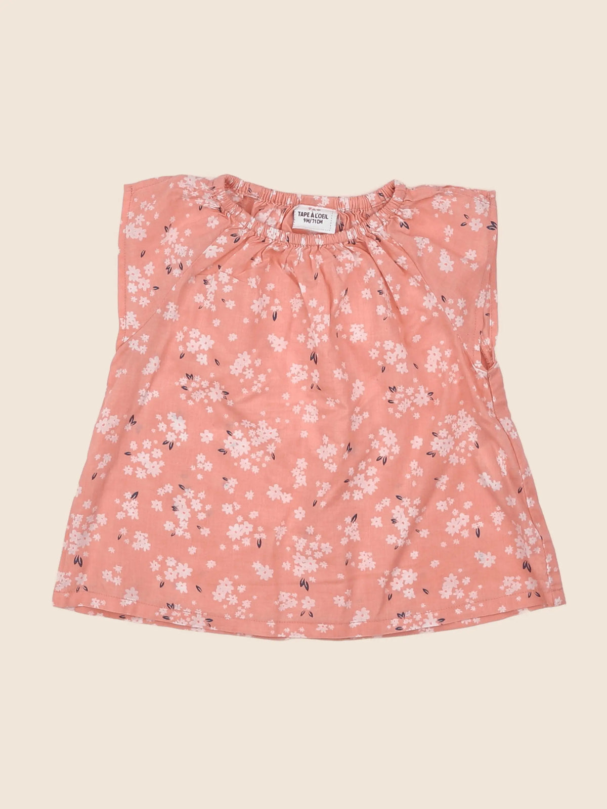 Tape à l'oeil - blouse rose - 9 mois
