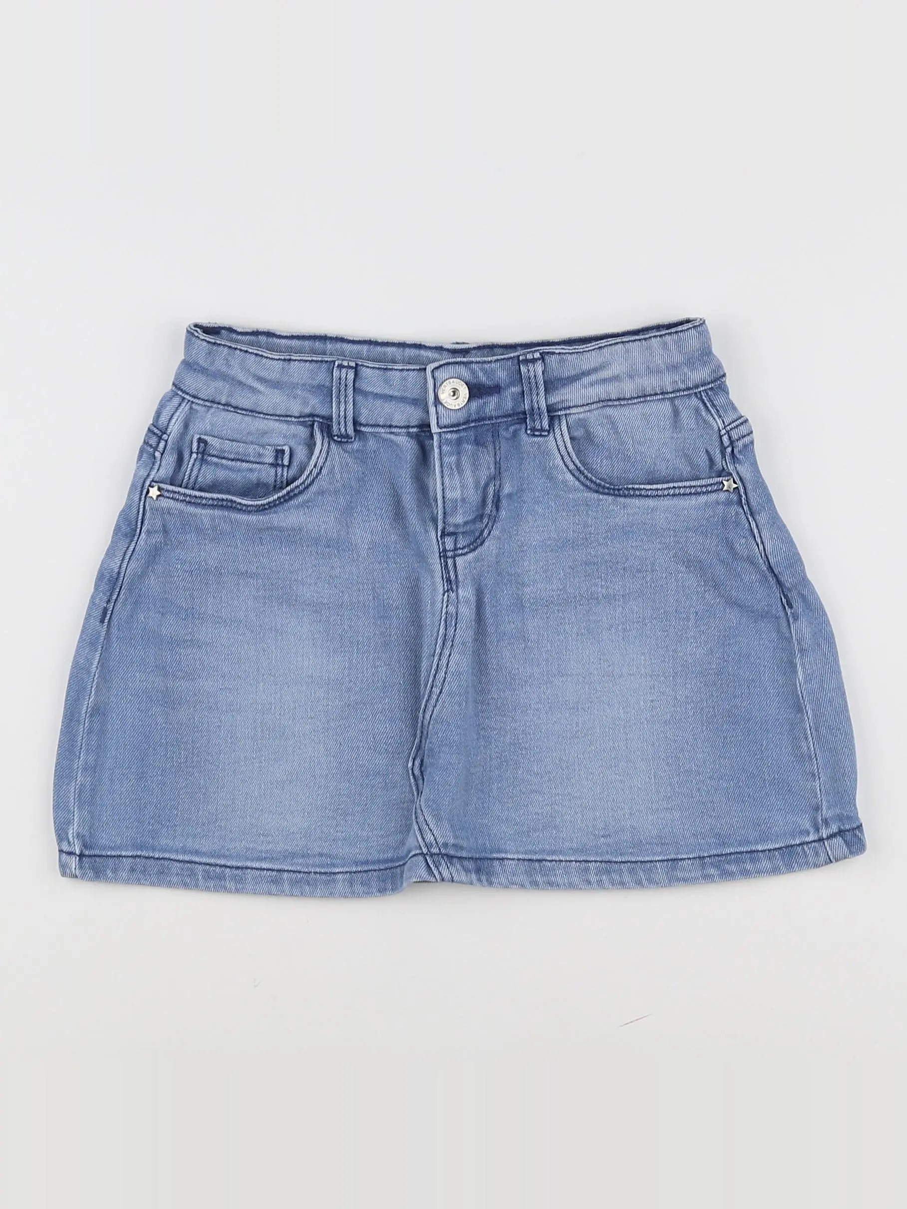 Vertbaudet - jupe bleu - 8 ans