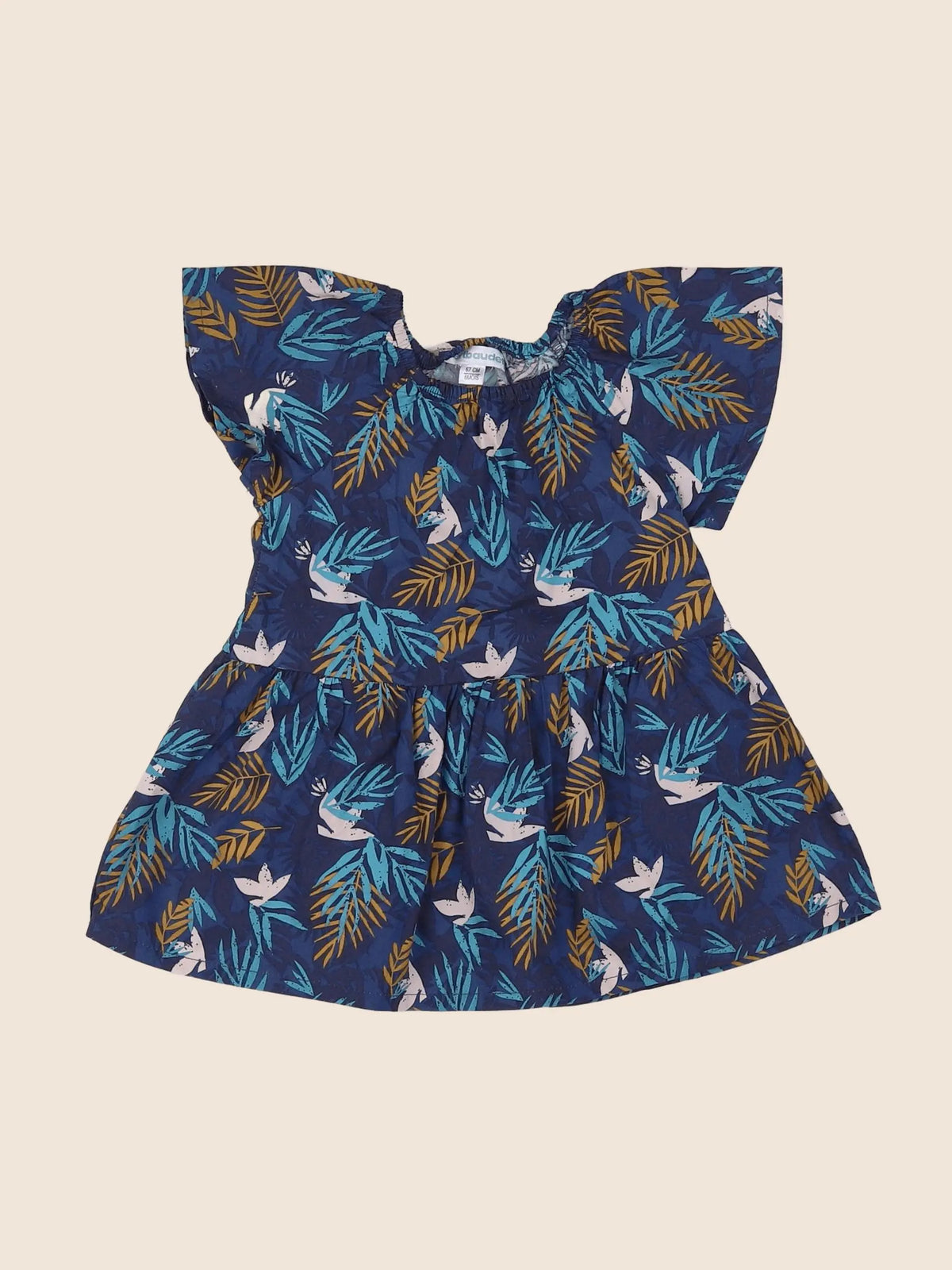 Vertbaudet - robe bleu - 6 mois