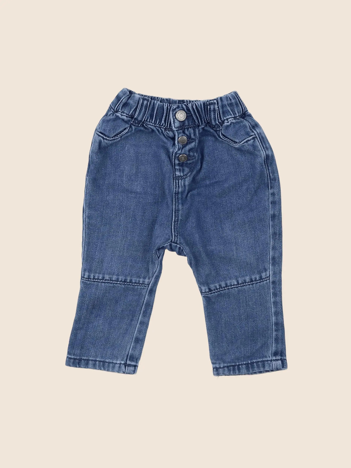 Tape à l'oeil - jegging bleu - 6 mois
