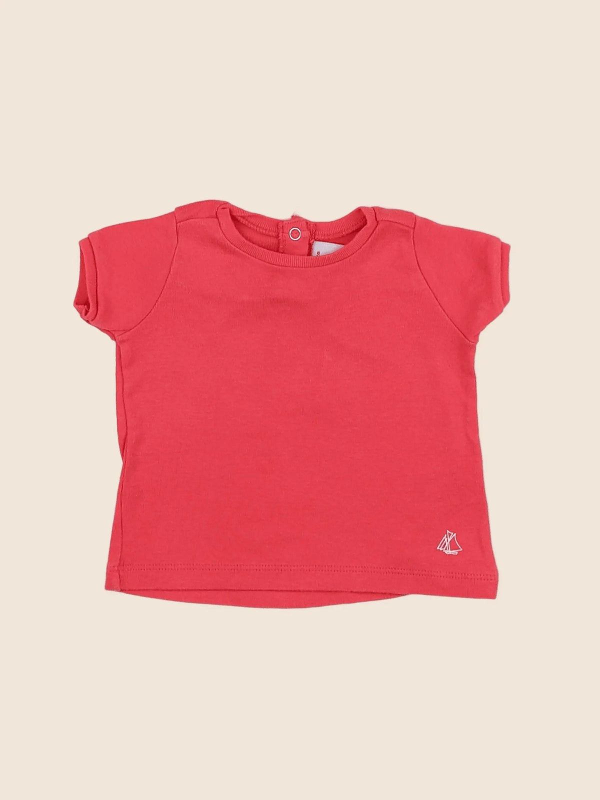 Petit Bateau - tee-shirt rose - 3 mois