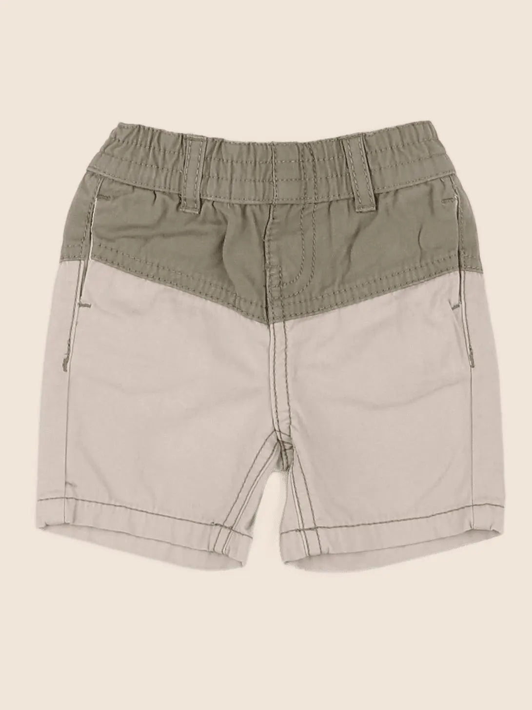 Tape à l'oeil - short beige, vert - 3 mois