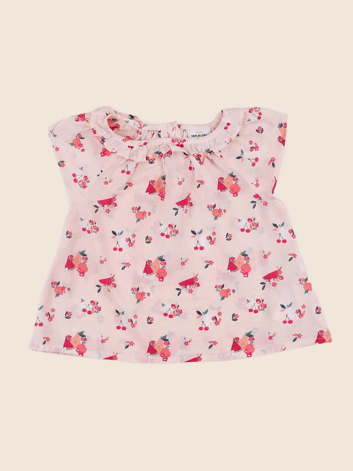 Tape à l'oeil - blouse rose - 9 mois