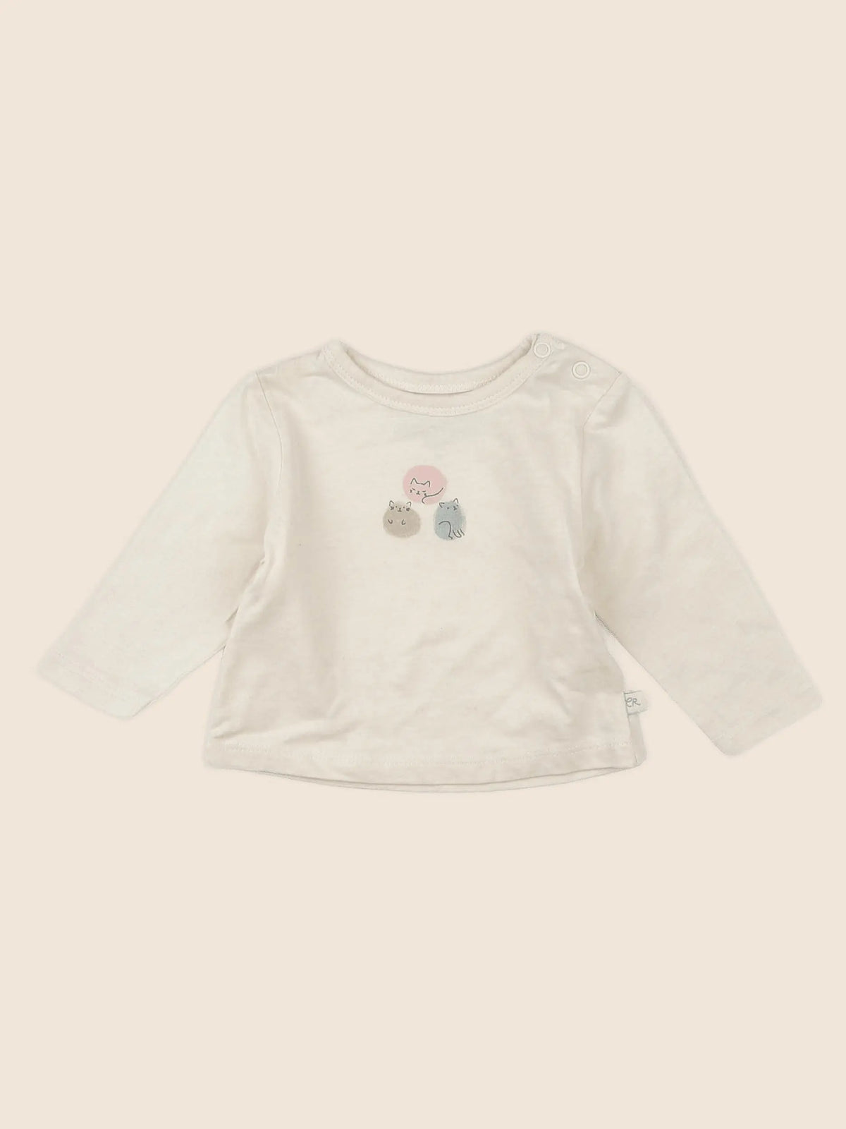 Cadet Rousselle - tee-shirt beige - 3 mois