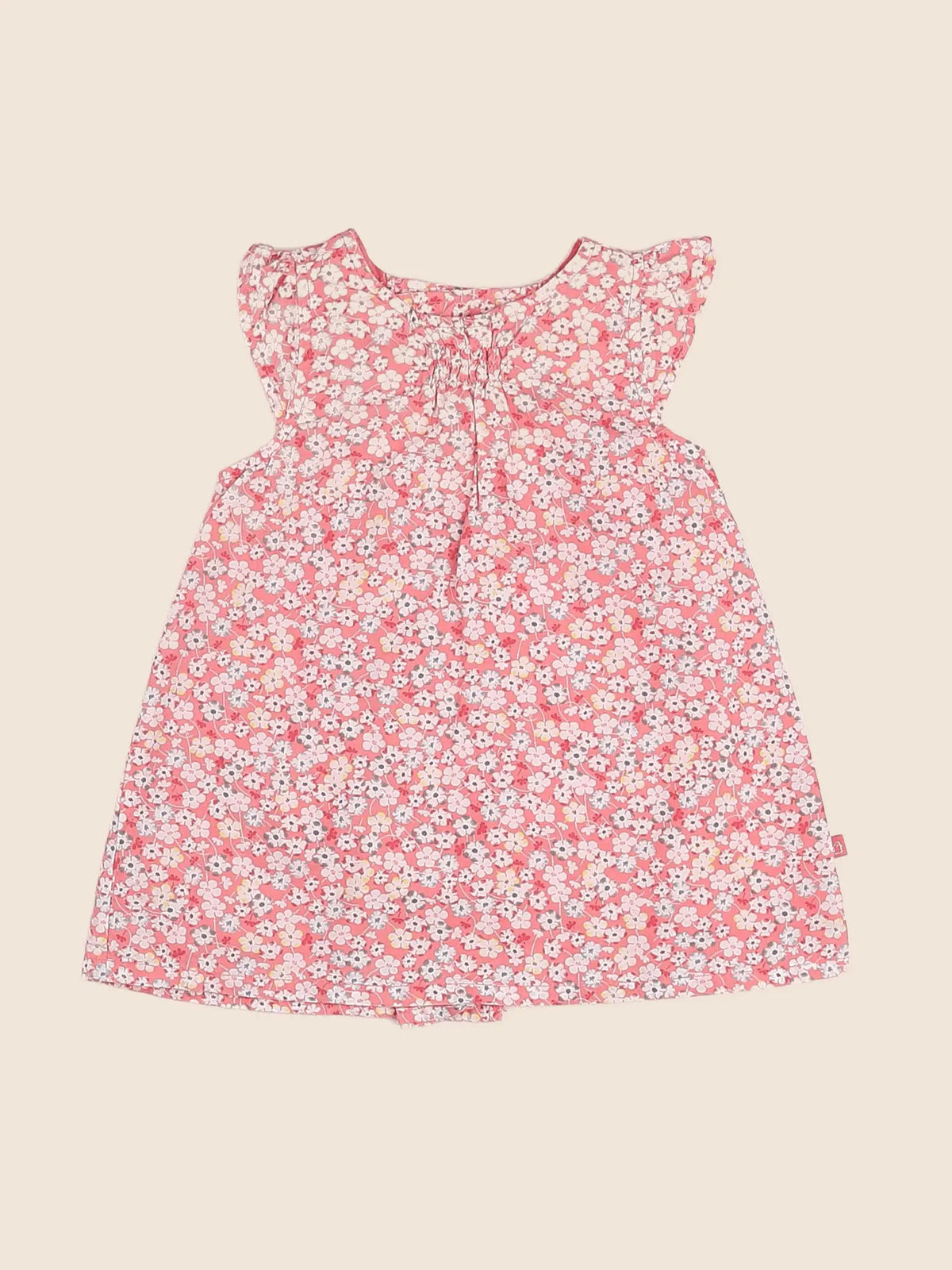 Cadet Rousselle - robe rose, bleu - 6 mois