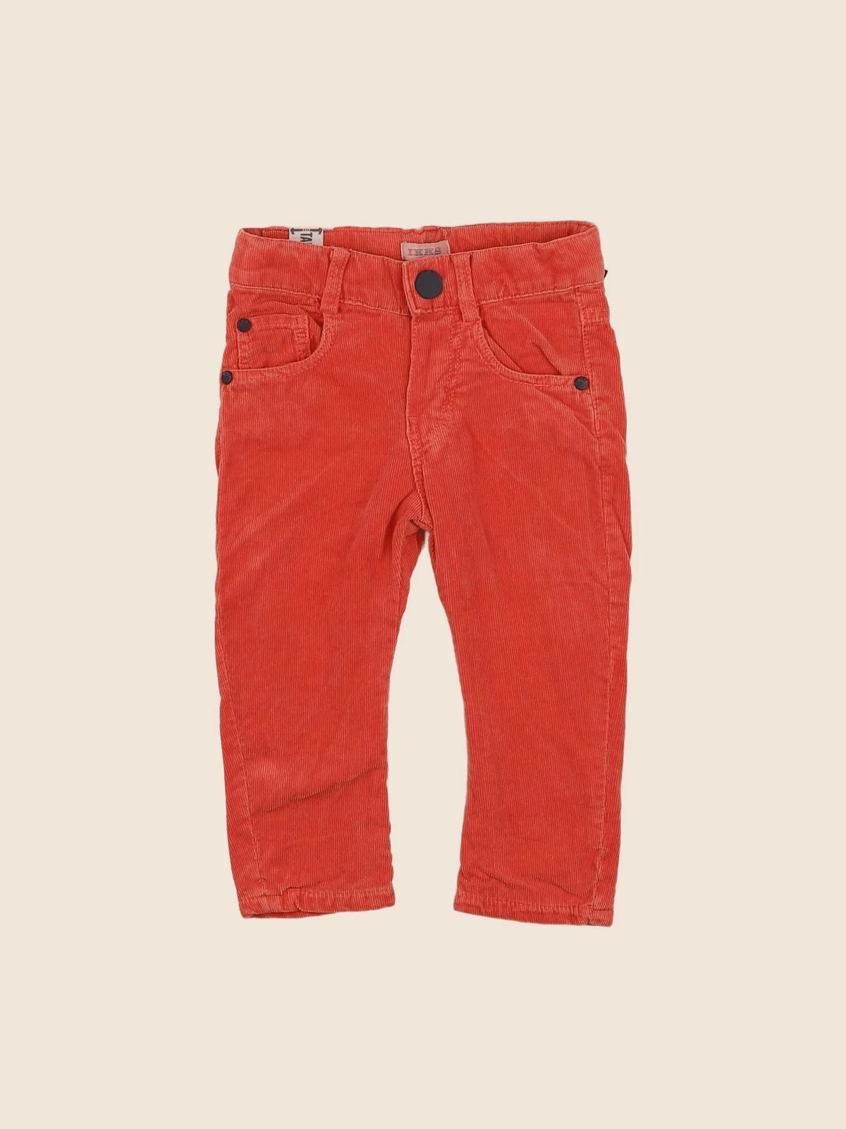 IKKS - pantalon orange - 6 mois