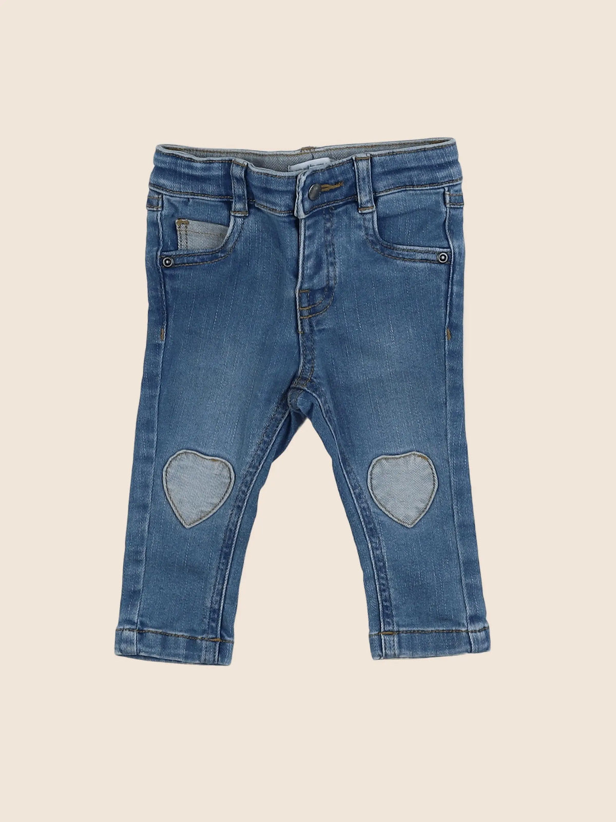 Vertbaudet - jean bleu - 6 mois