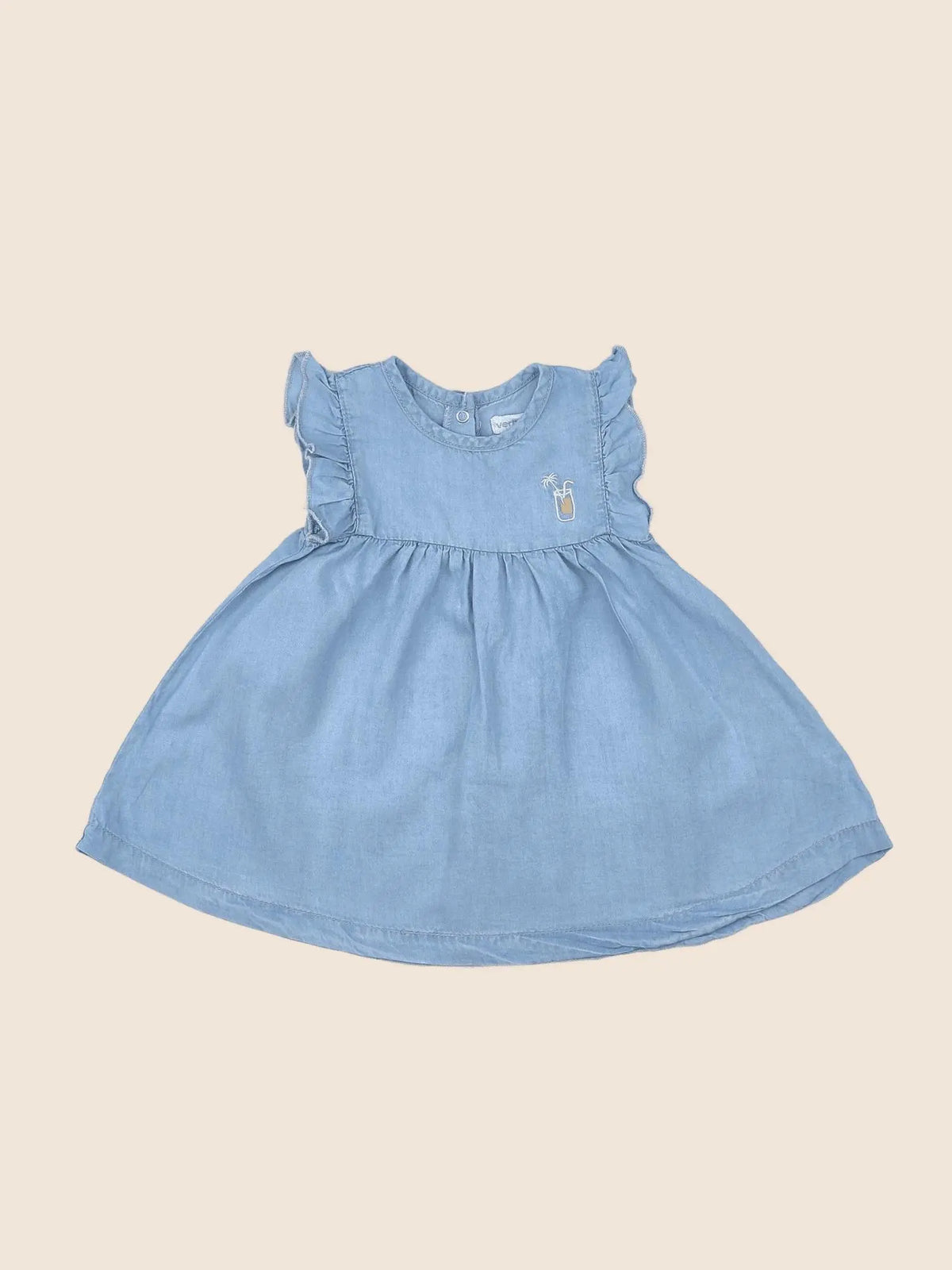 Vertbaudet - robe bleu - 6 mois