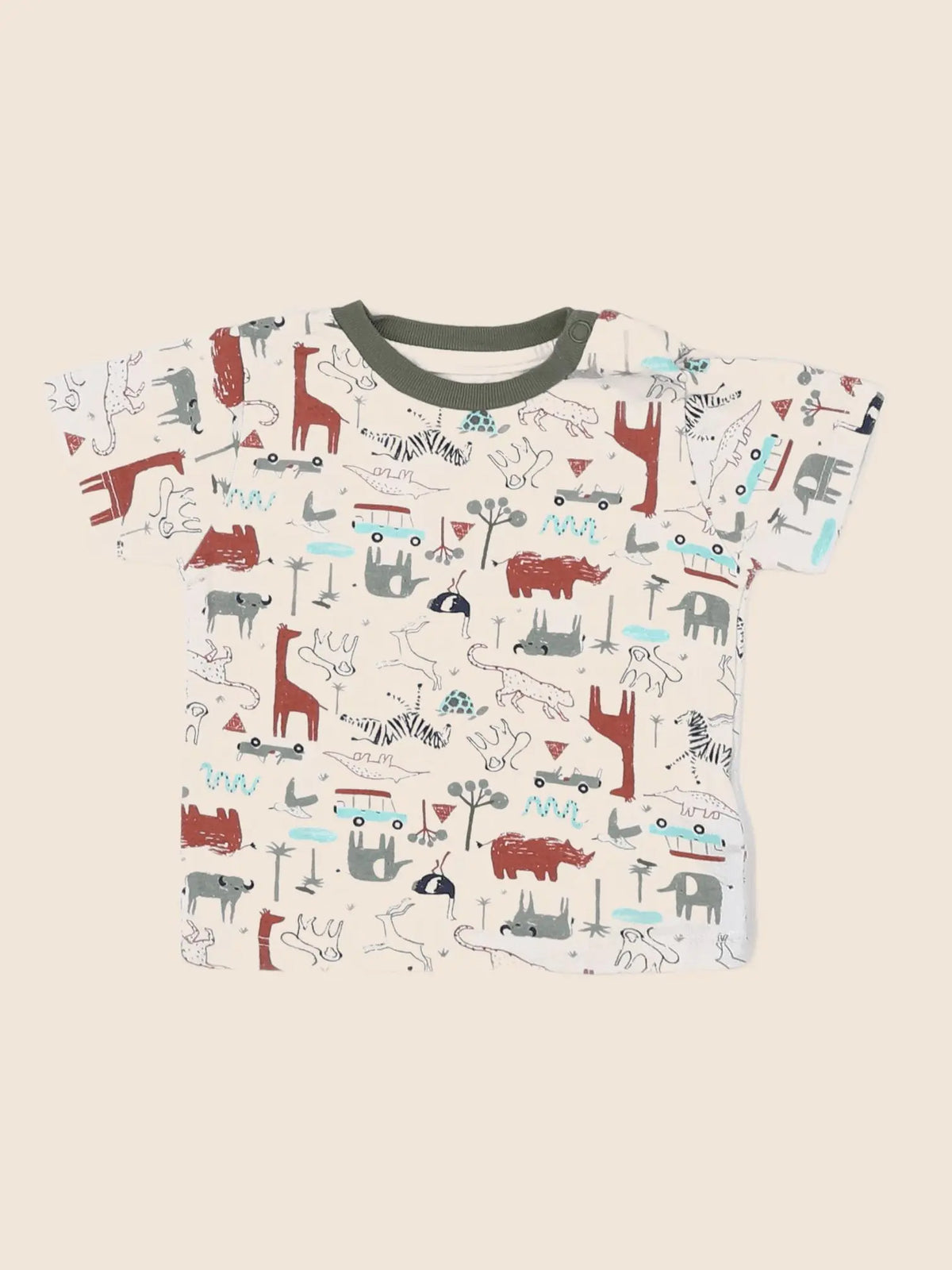 Vertbaudet - tee-shirt multicolore - 3 mois