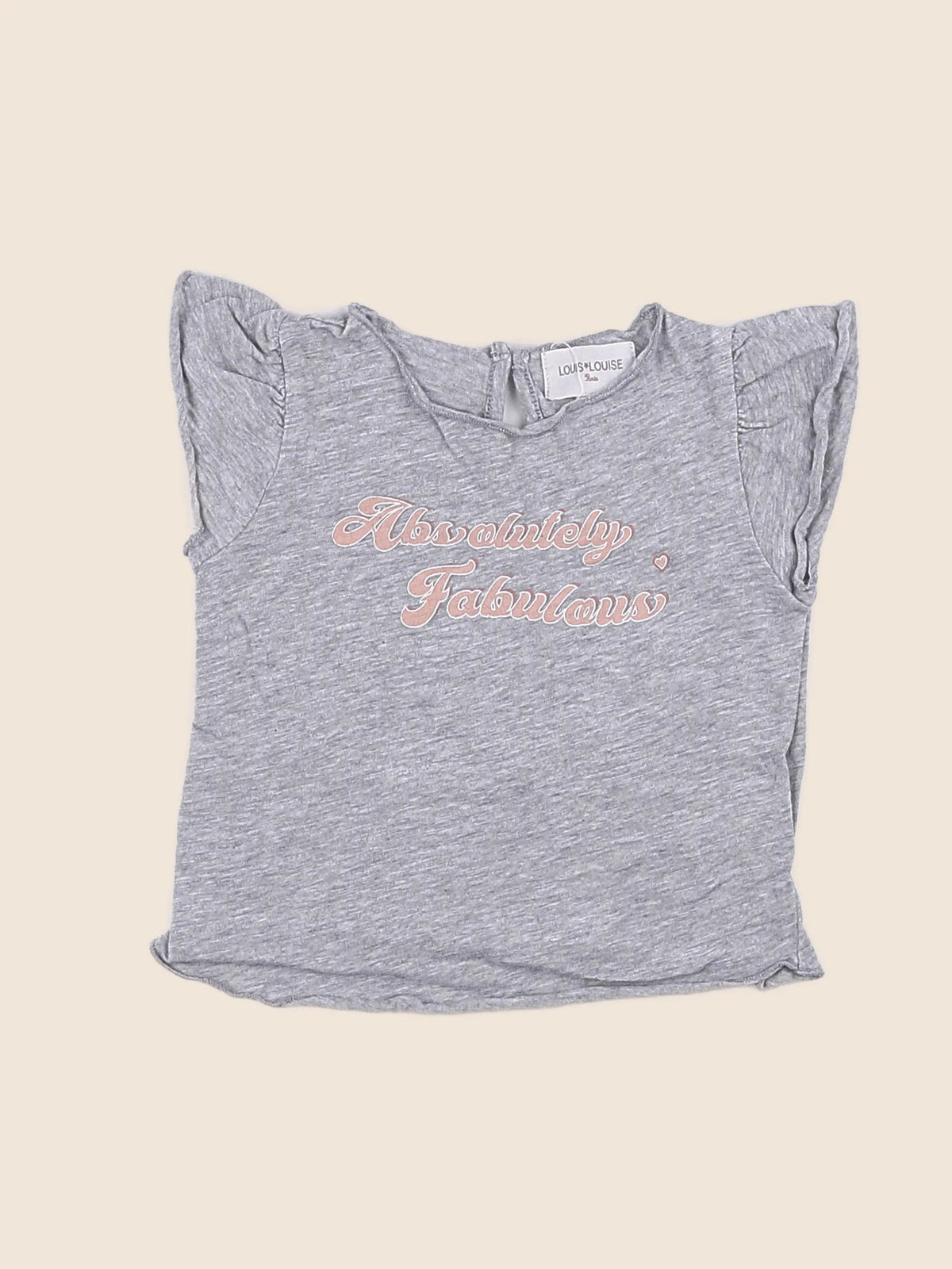 Louis Louise - tee-shirt gris - 6 mois