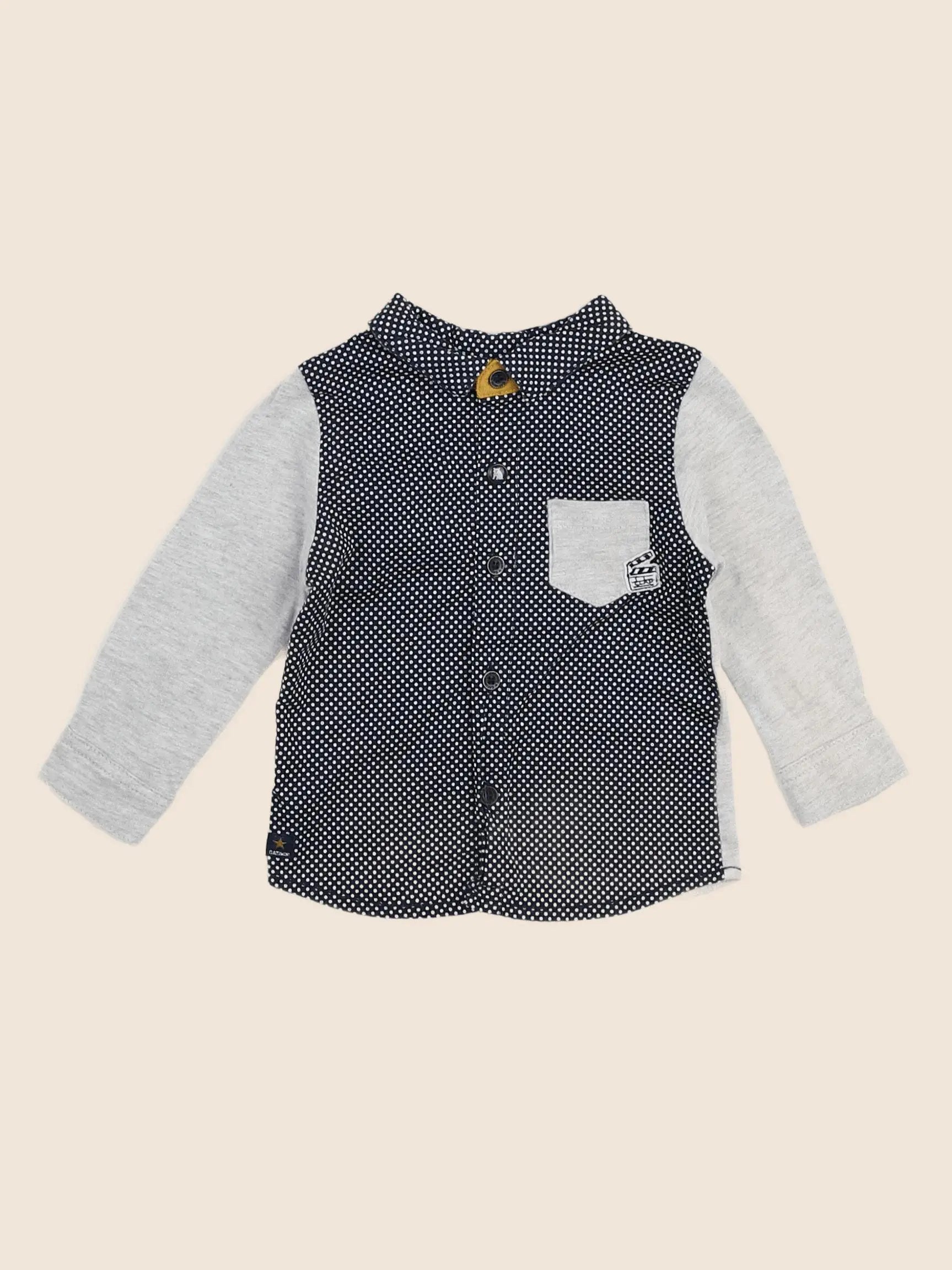 Catimini - tee-shirt gris - 9 mois