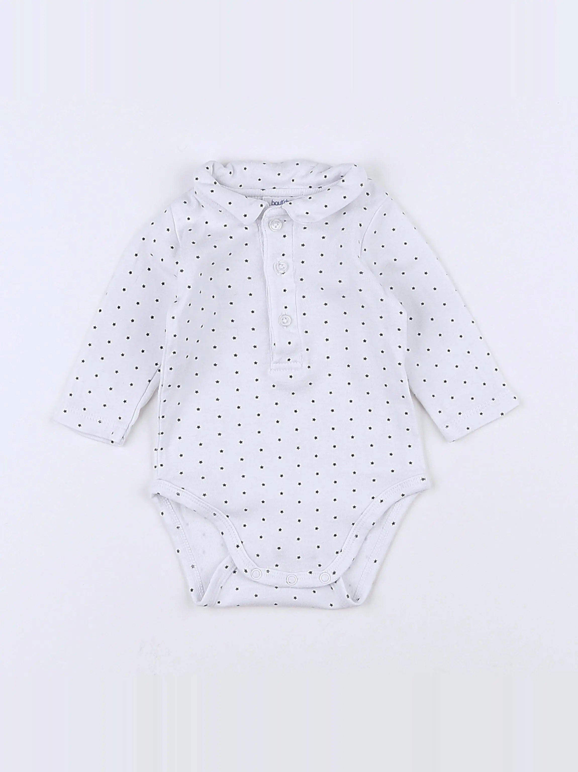 Boutchou - body vetement blanc - 3 mois