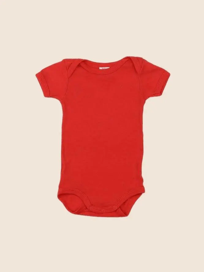 Petit Bateau - body rouge - 3 mois