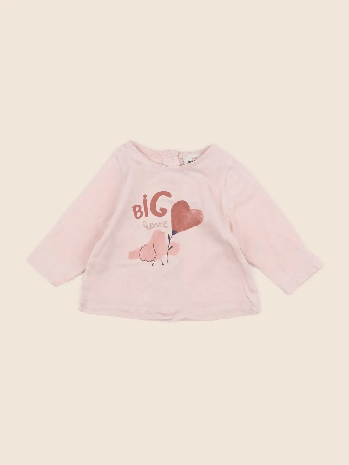Tape à l'oeil - tee-shirt rose - 3 mois
