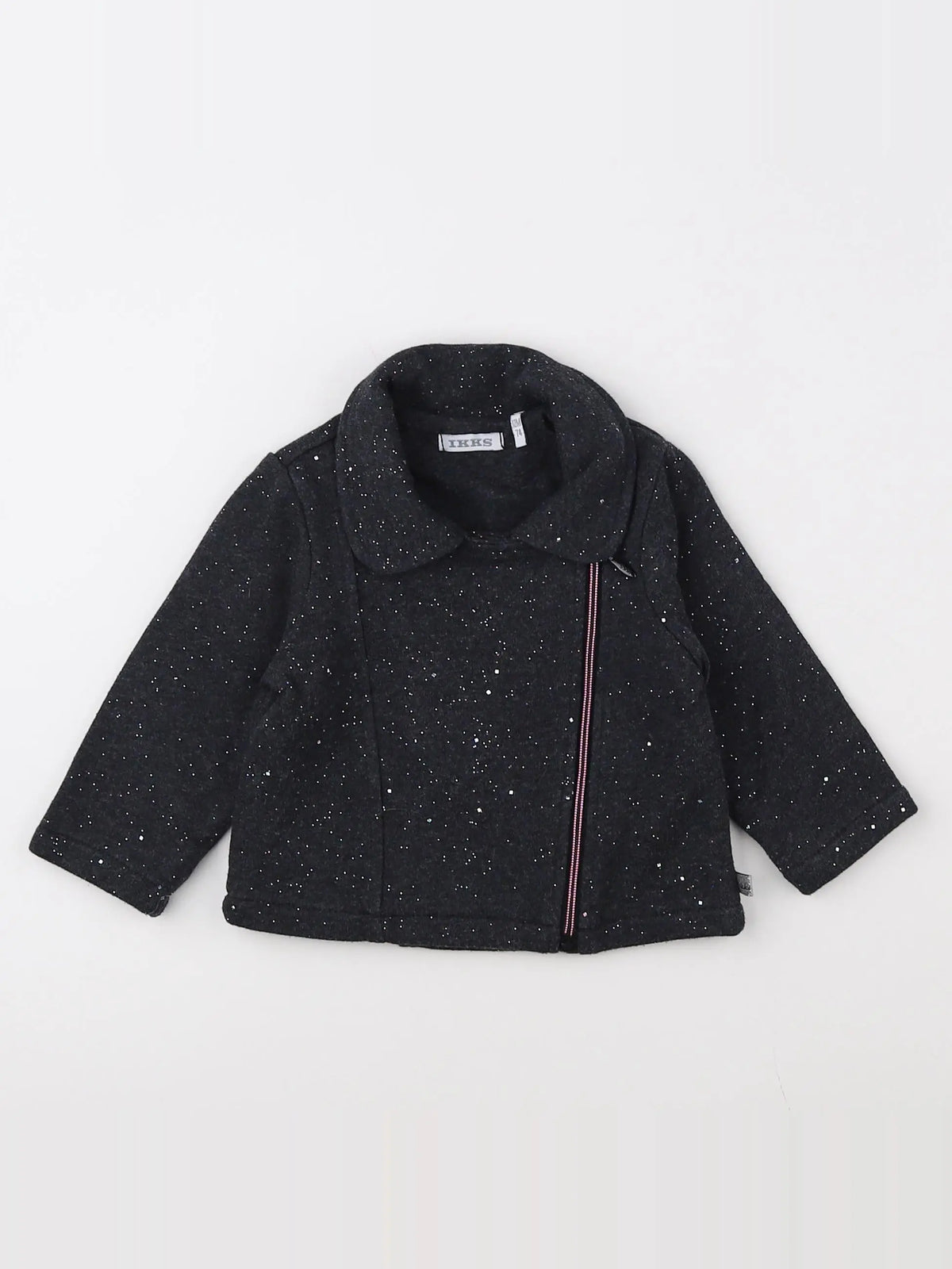 IKKS - veste gris, argent - 12 mois